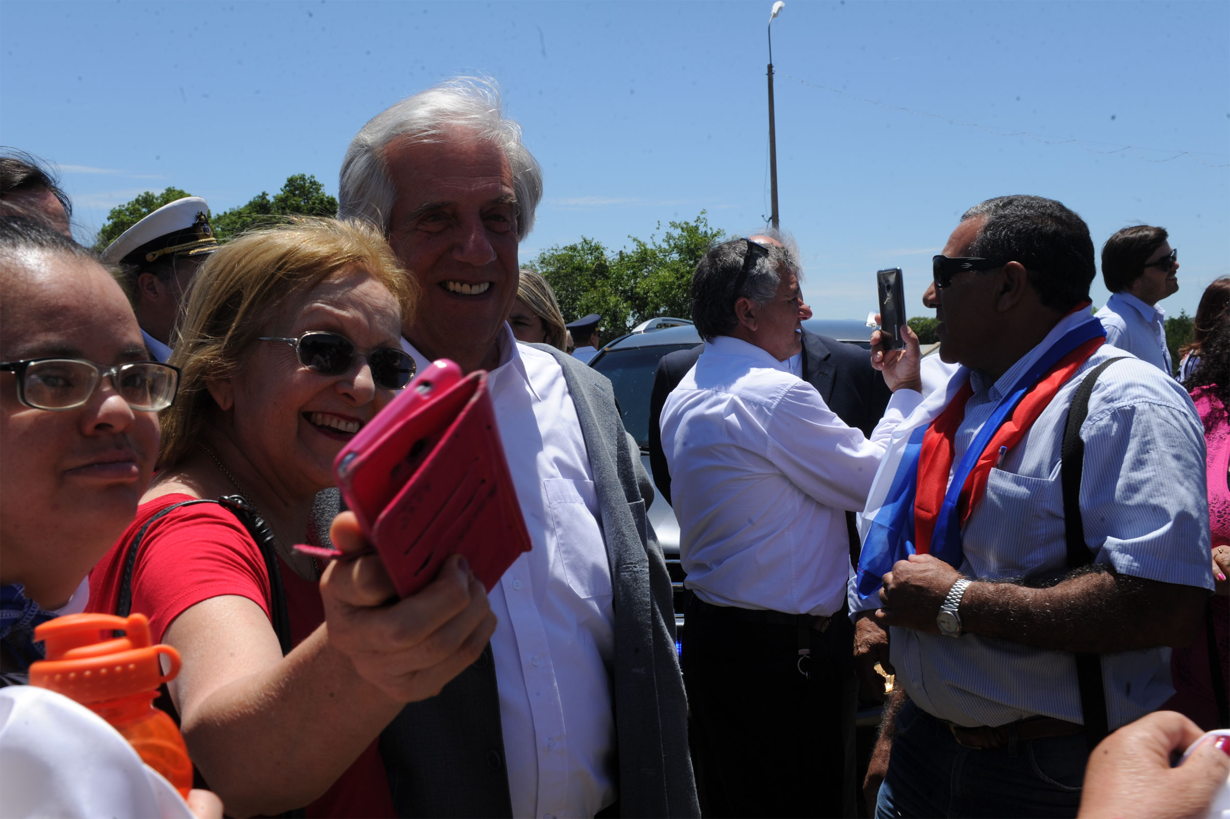 Difrerentes actividades que se llevaron adelante en el marco de la inauguración de Ruta 30