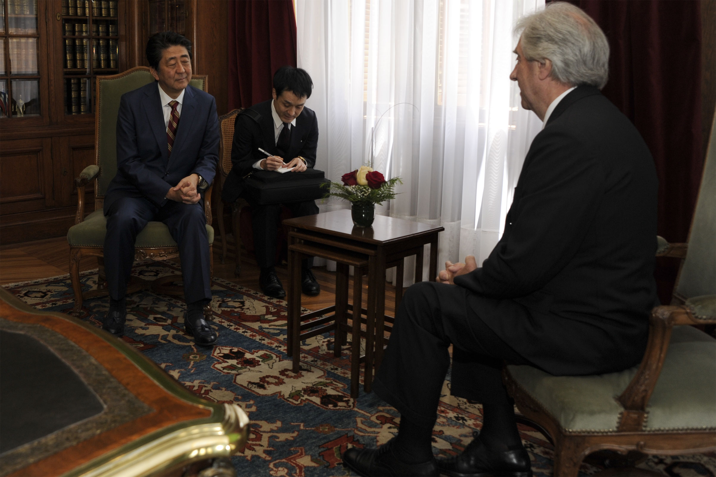 Actividades en el marco de la visita oficial del primer ministro de Japón, Shinzō Abe