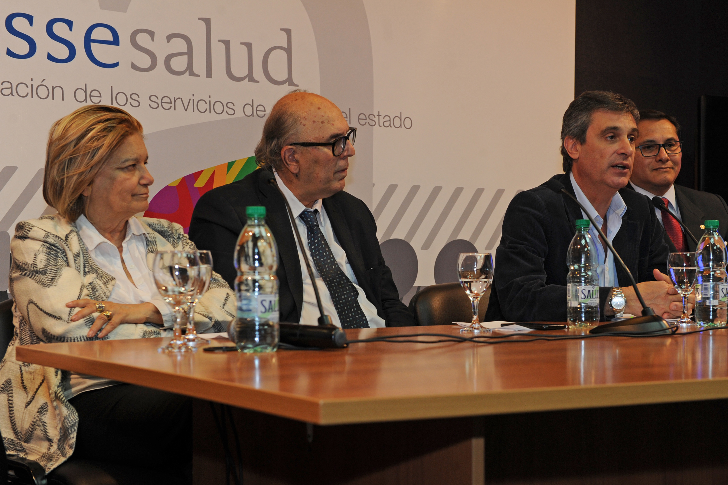 Eneida de León, Marcos Carámbula, Álvaro García y Giovanni Escalante