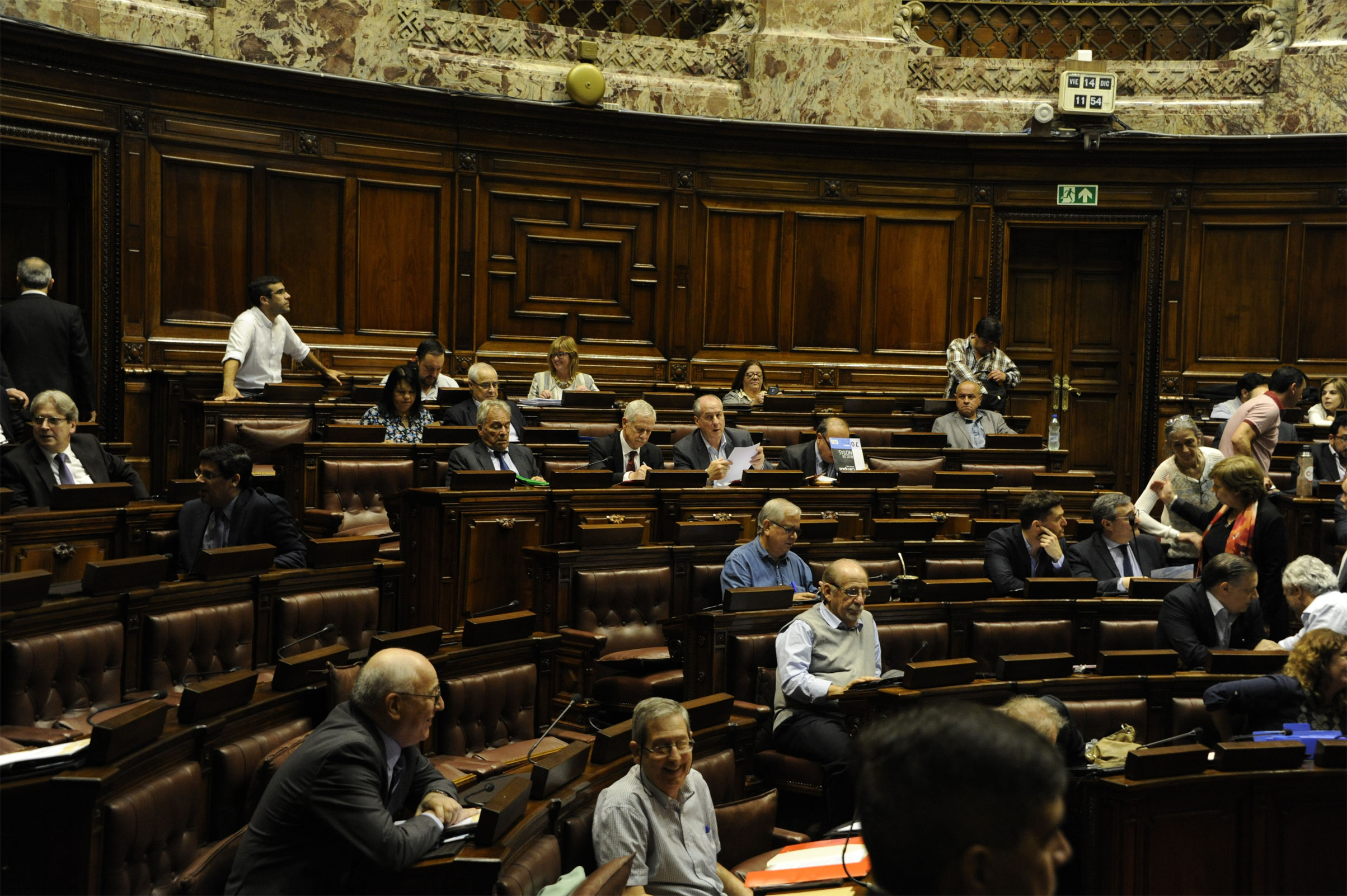 Ministros Ernesto Murro y Jorge Basso en la Cámara de Diputados