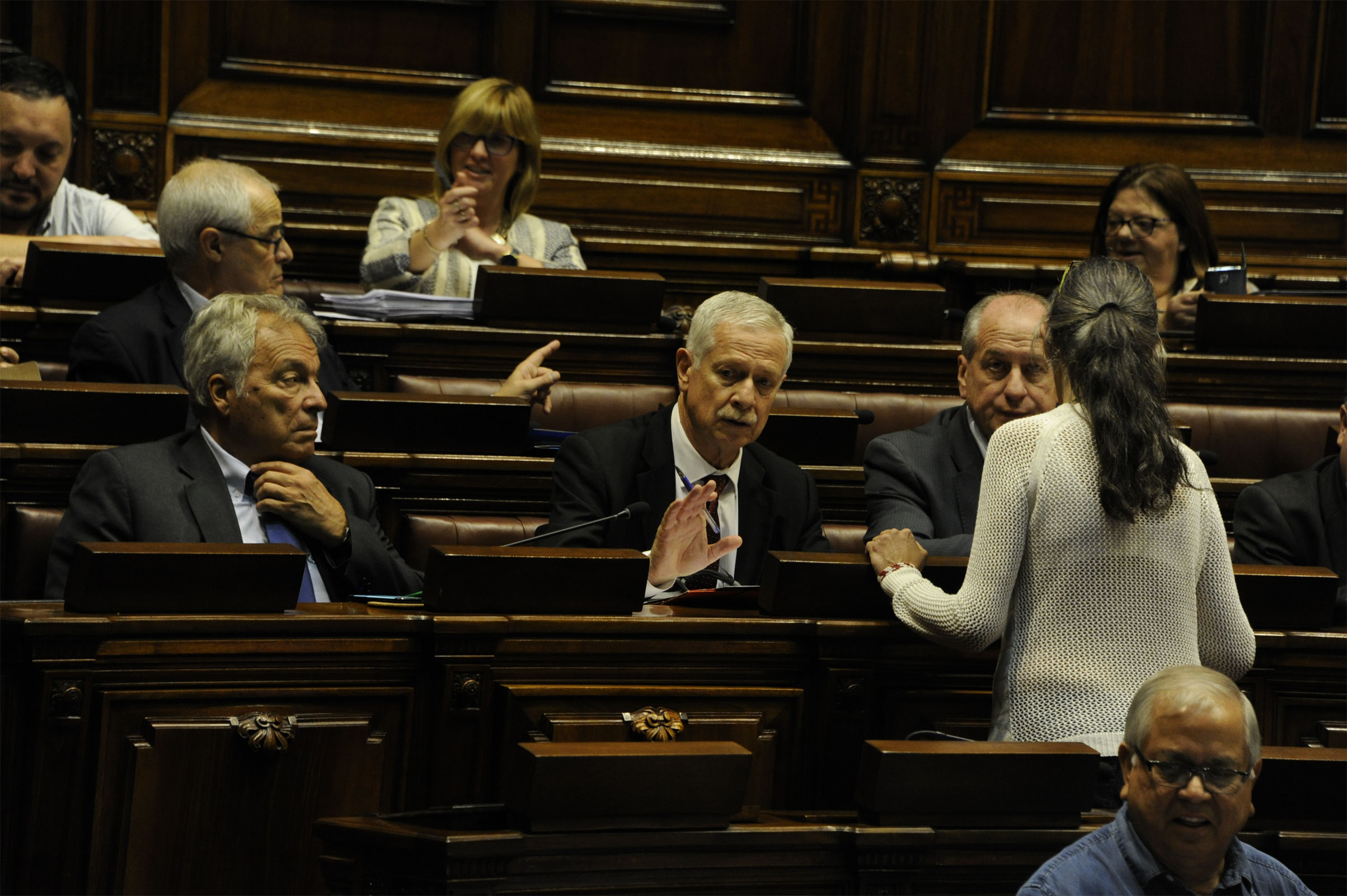 Ministros Ernesto Murro y Jorge Basso en la Cámara de Diputados
