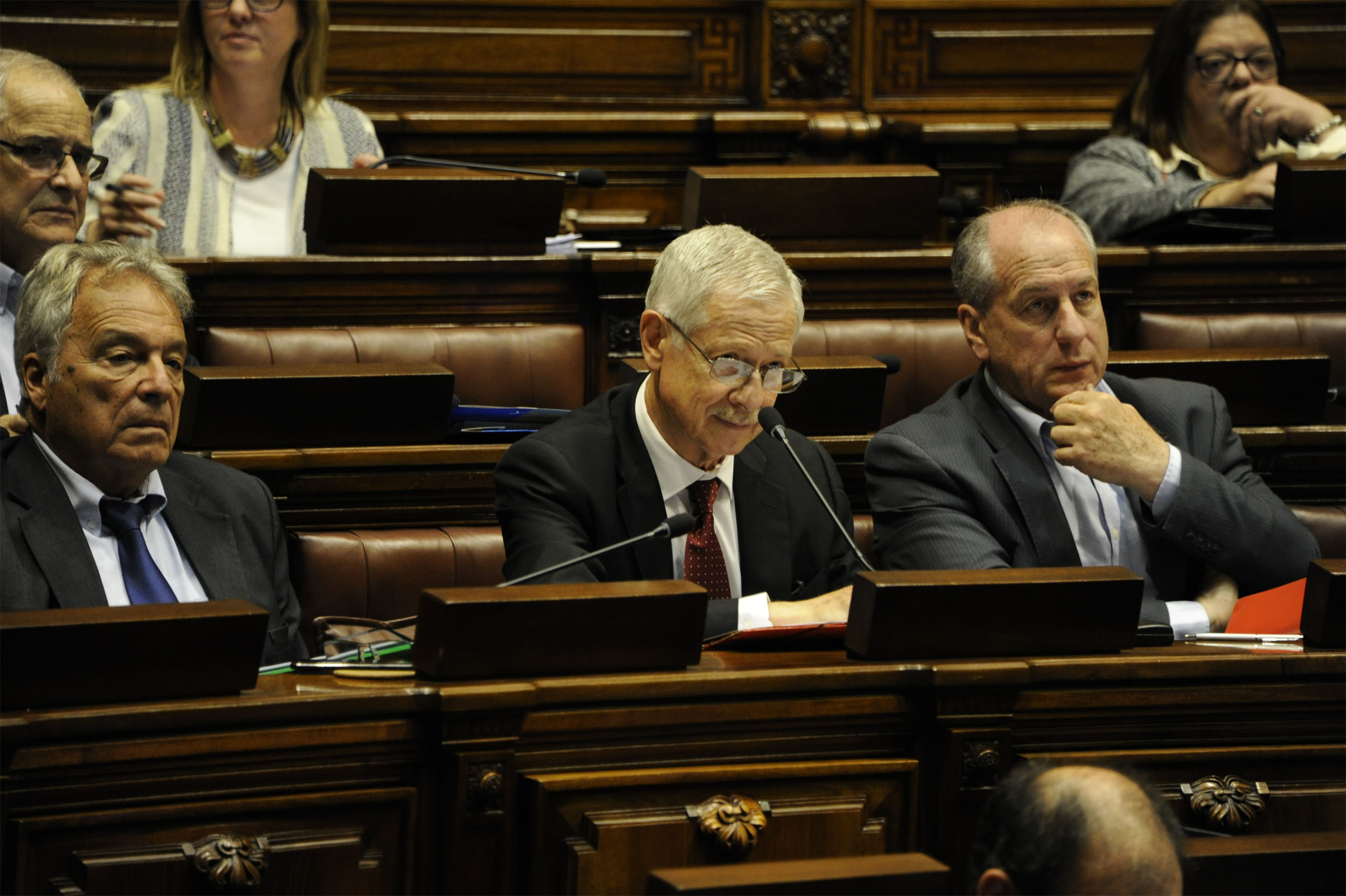 Ministros Ernesto Murro y Jorge Basso en la Cámara de Diputados