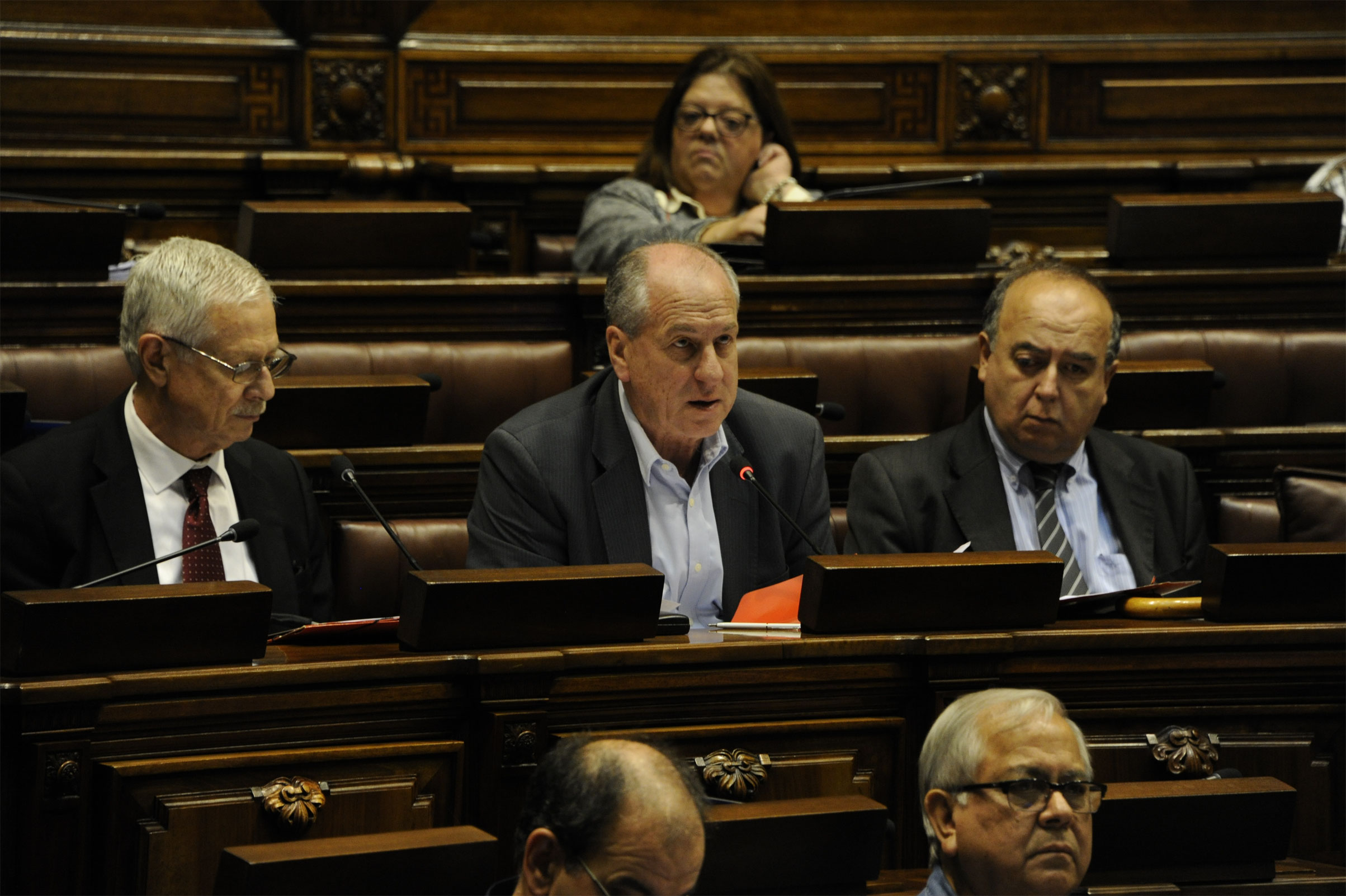 Ministros Ernesto Murro y Jorge Basso en la Cámara de Diputados