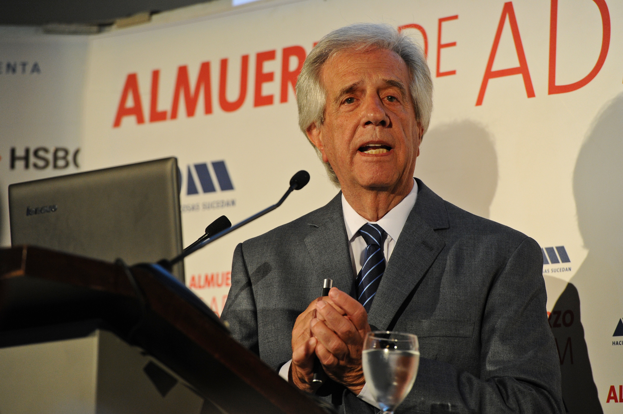 Presidente Tabaré Vázquez disertó en almuerzo de trabajo de ADM