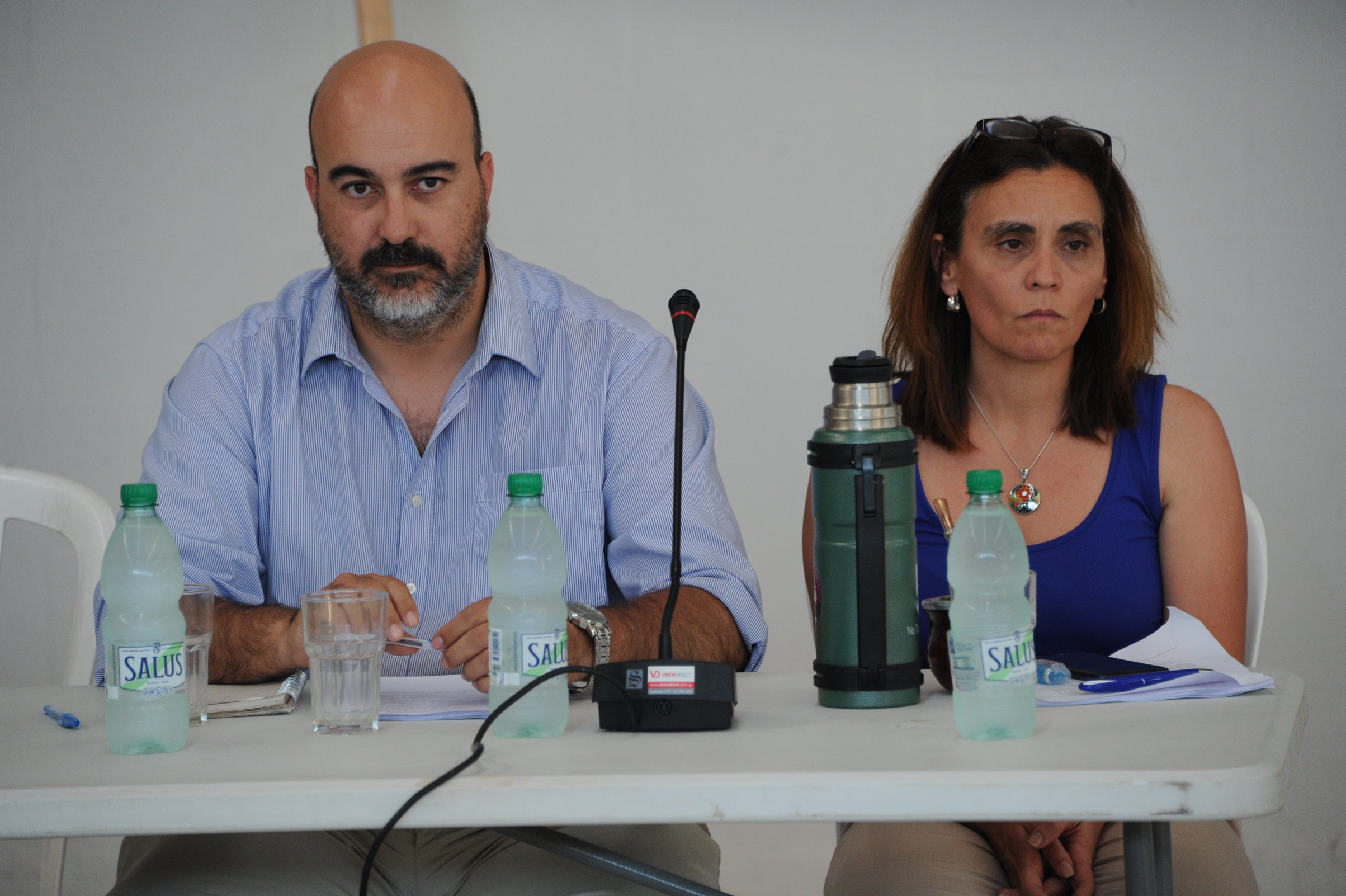Director nacional de Medio Ambiente, Alejandro Nario, haciendo uso de la palabra