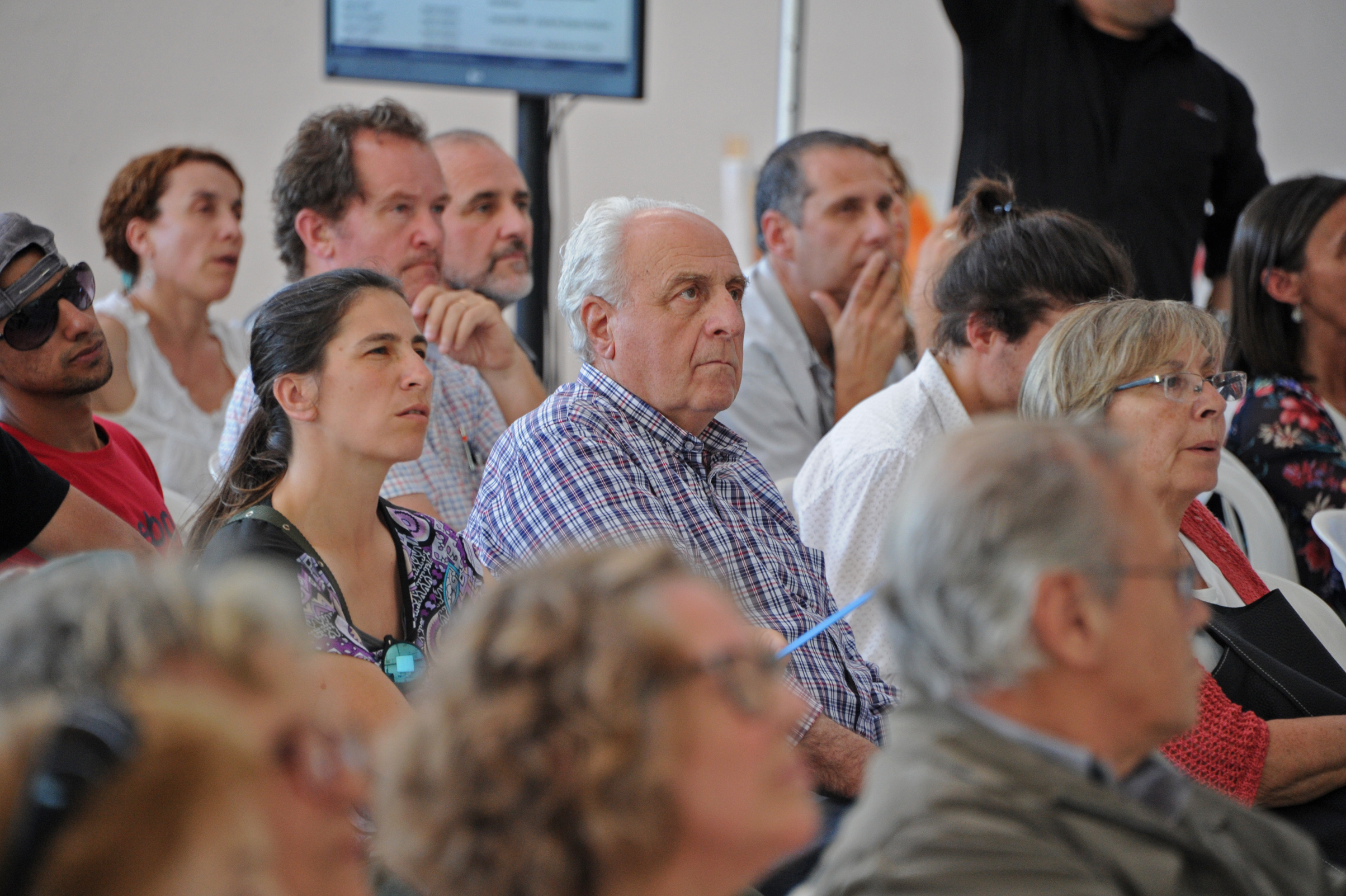 Ministro de Transporte y Obras Públicas, Víctor Rossi, presente en audiencia pública sobre proyecto ferroviario Montevideo-Paso de los Toros