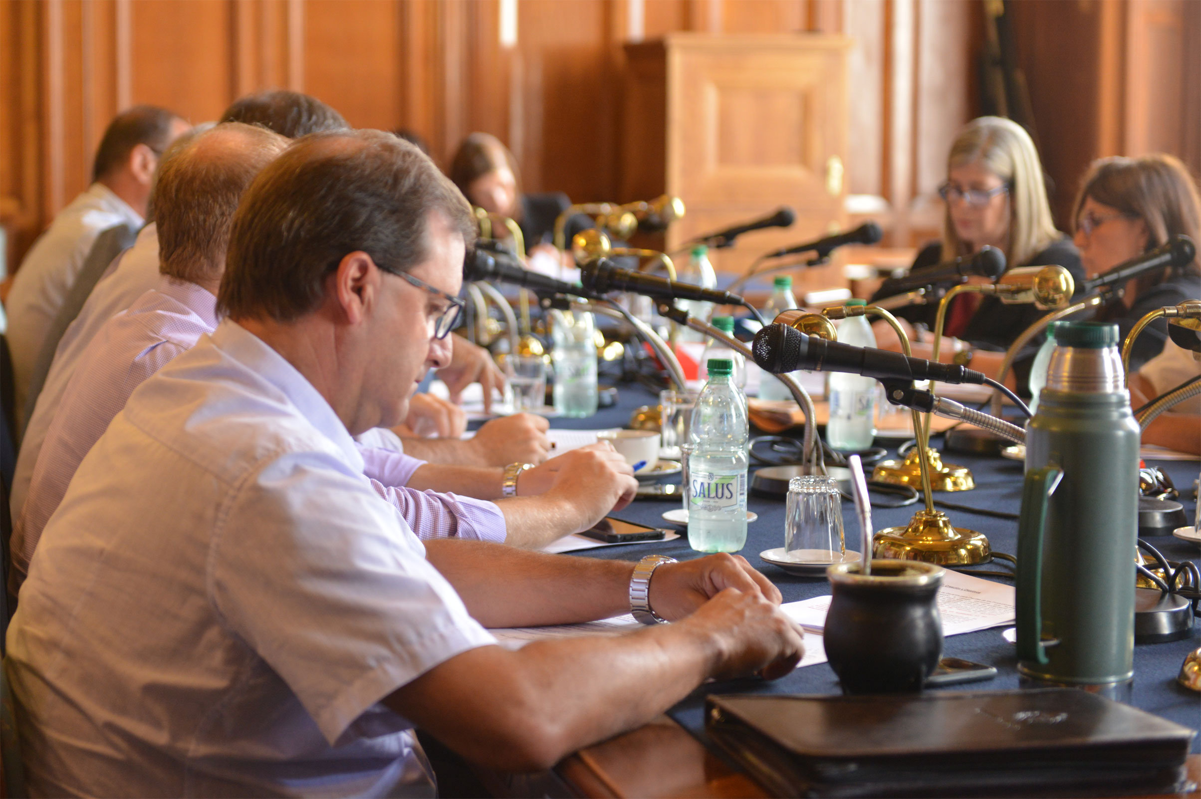 Subsecretario Pablo Ferreri y ministro Enzo Benech ante la Comisión de Ganadería de la Cámara de Senadores