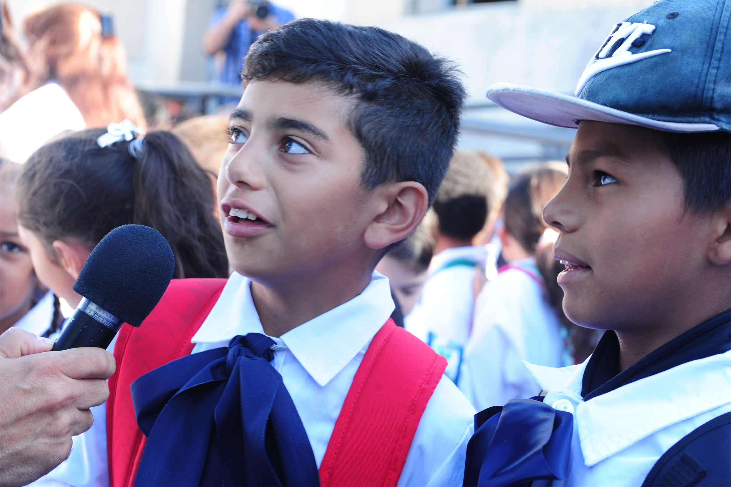 Alumnos en escuela n.º 63