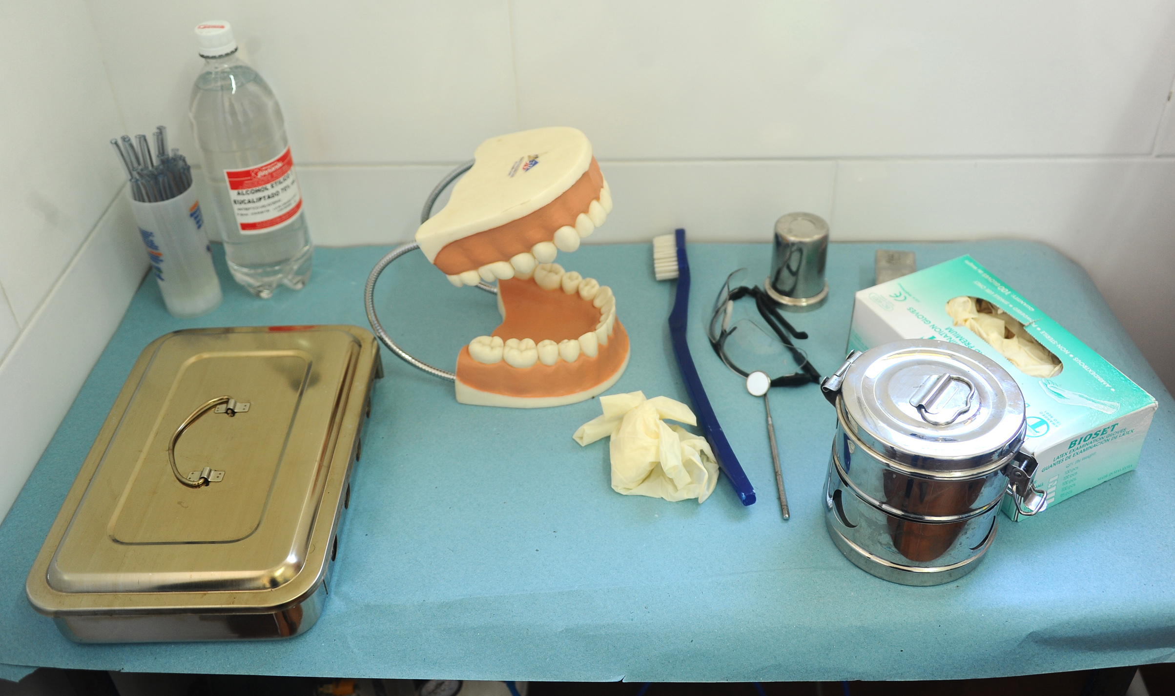 Atención del Programa de Salud Bucal Escolar, en escuela n.° 159 de San Luis, Canelones