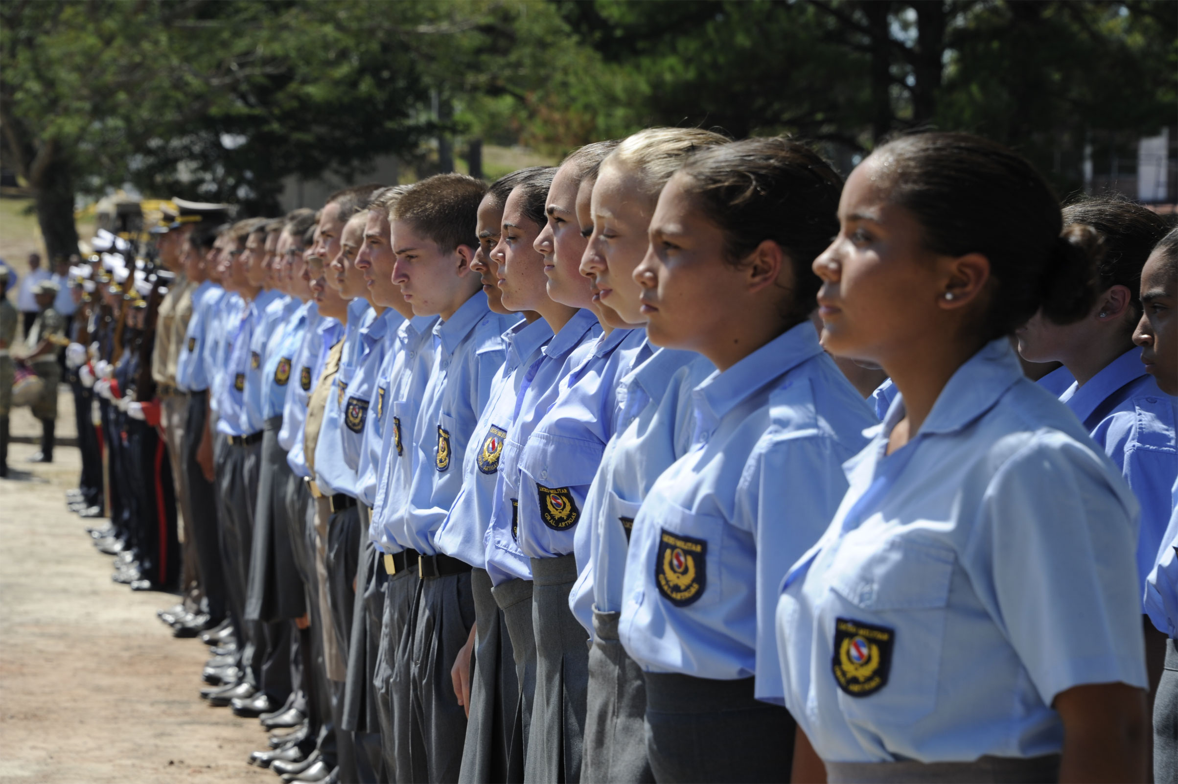 Inauguración Liceo Militar General Artigas
