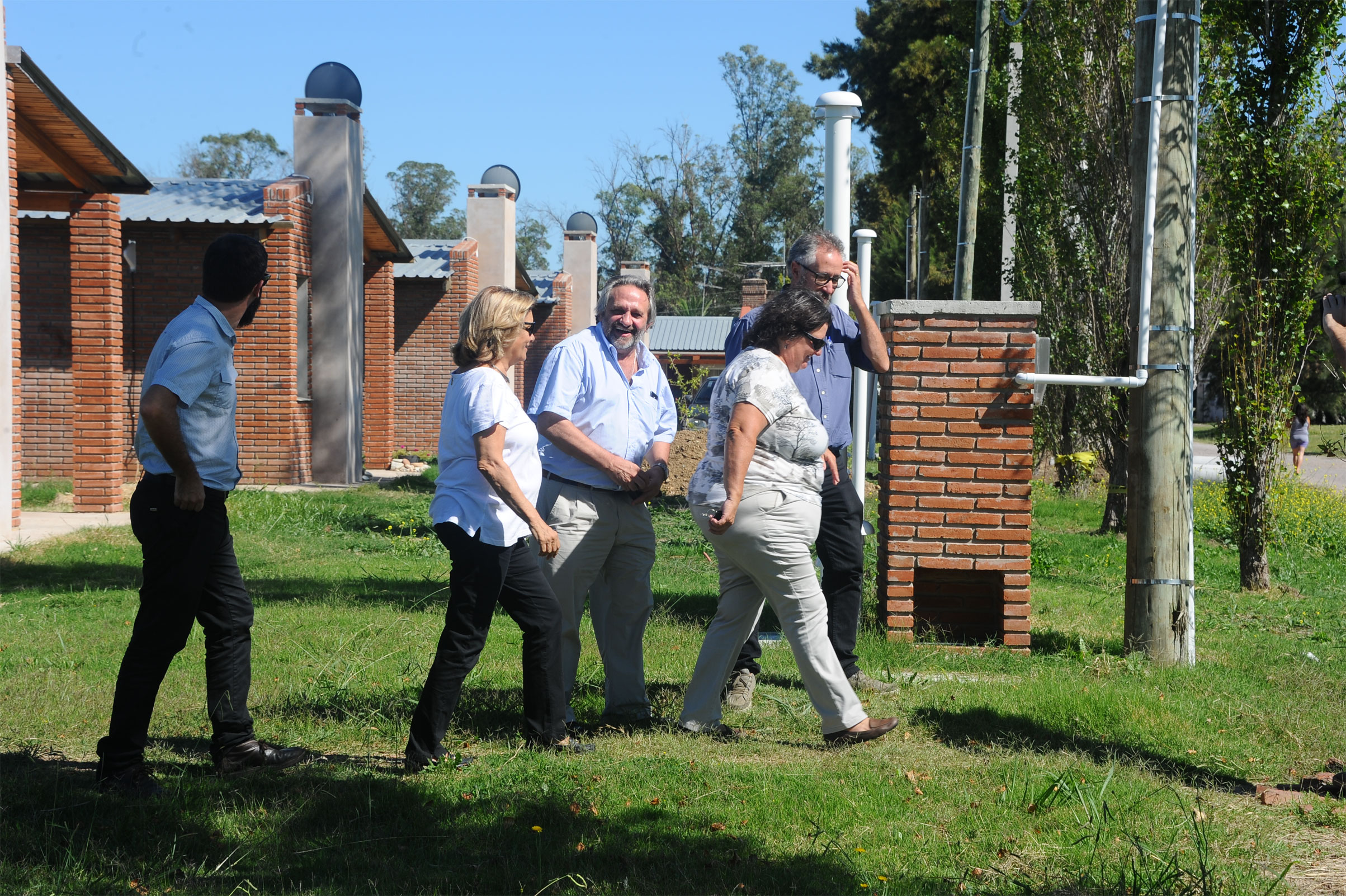 Autoridades del Ministerio de Vivienda visitaron complejos habitacionales en Maldonado