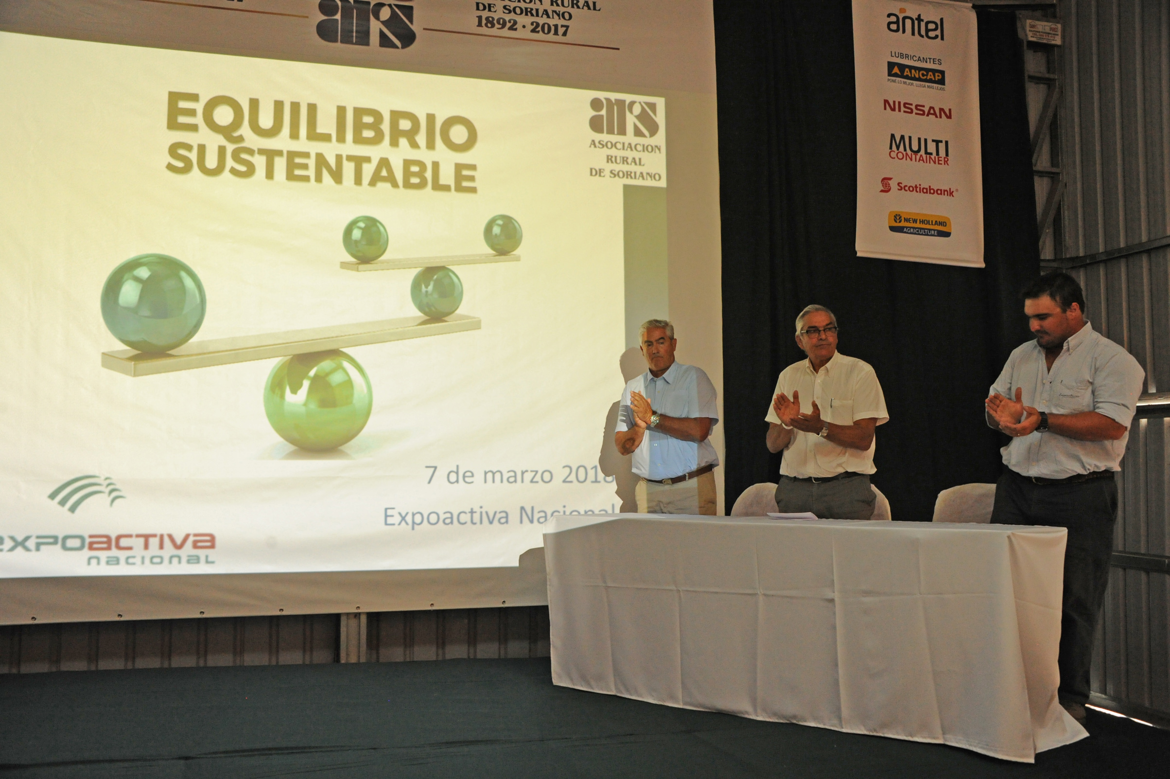 Autoridades en Expoactiva 2018, Soriano