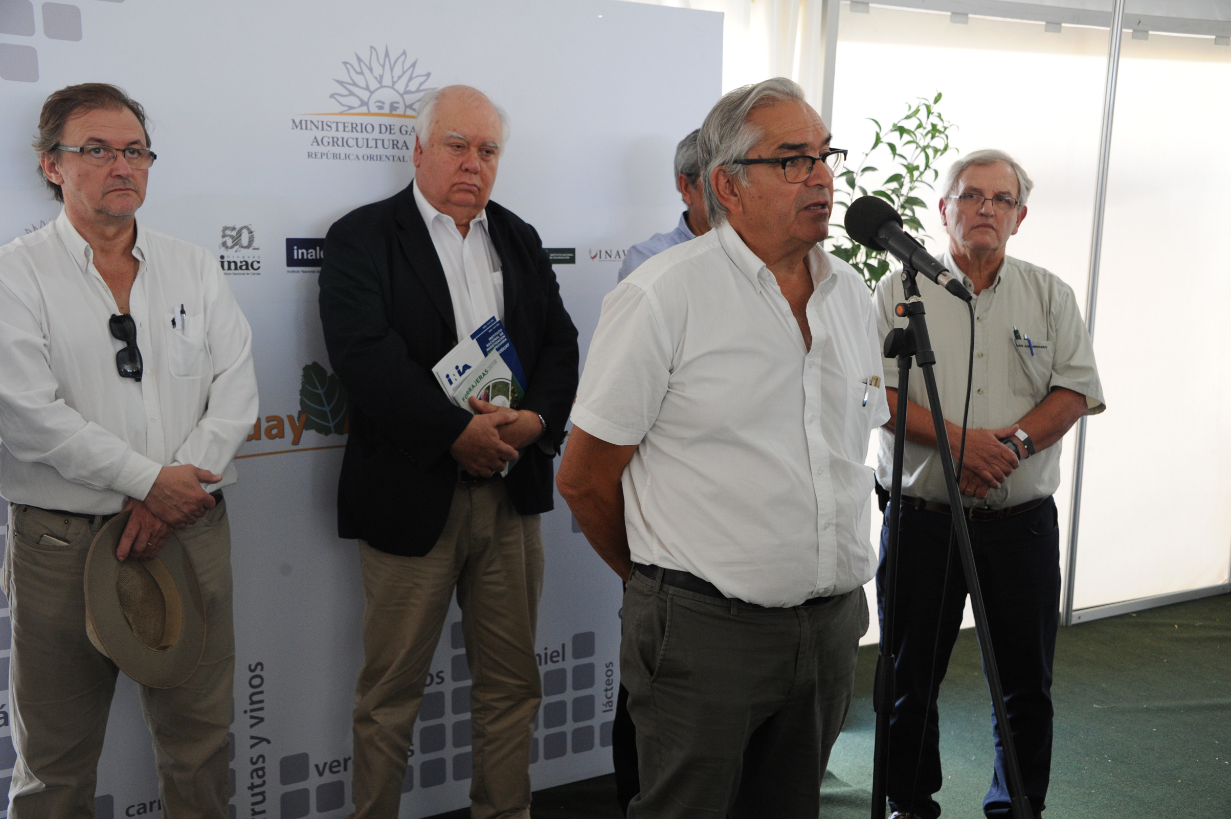 Inauguración estand de Ministerio de Ganadería en Expoactiva 2018, en Soriano