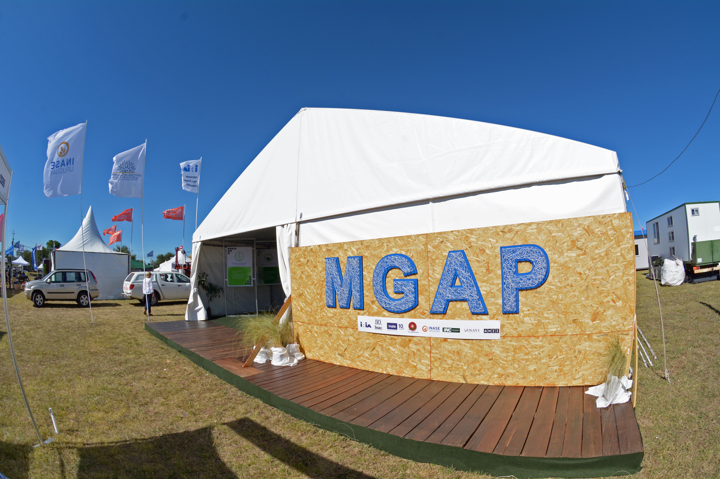 Estand de Ministerio de Ganadería en Expoactiva 2018, en Soriano