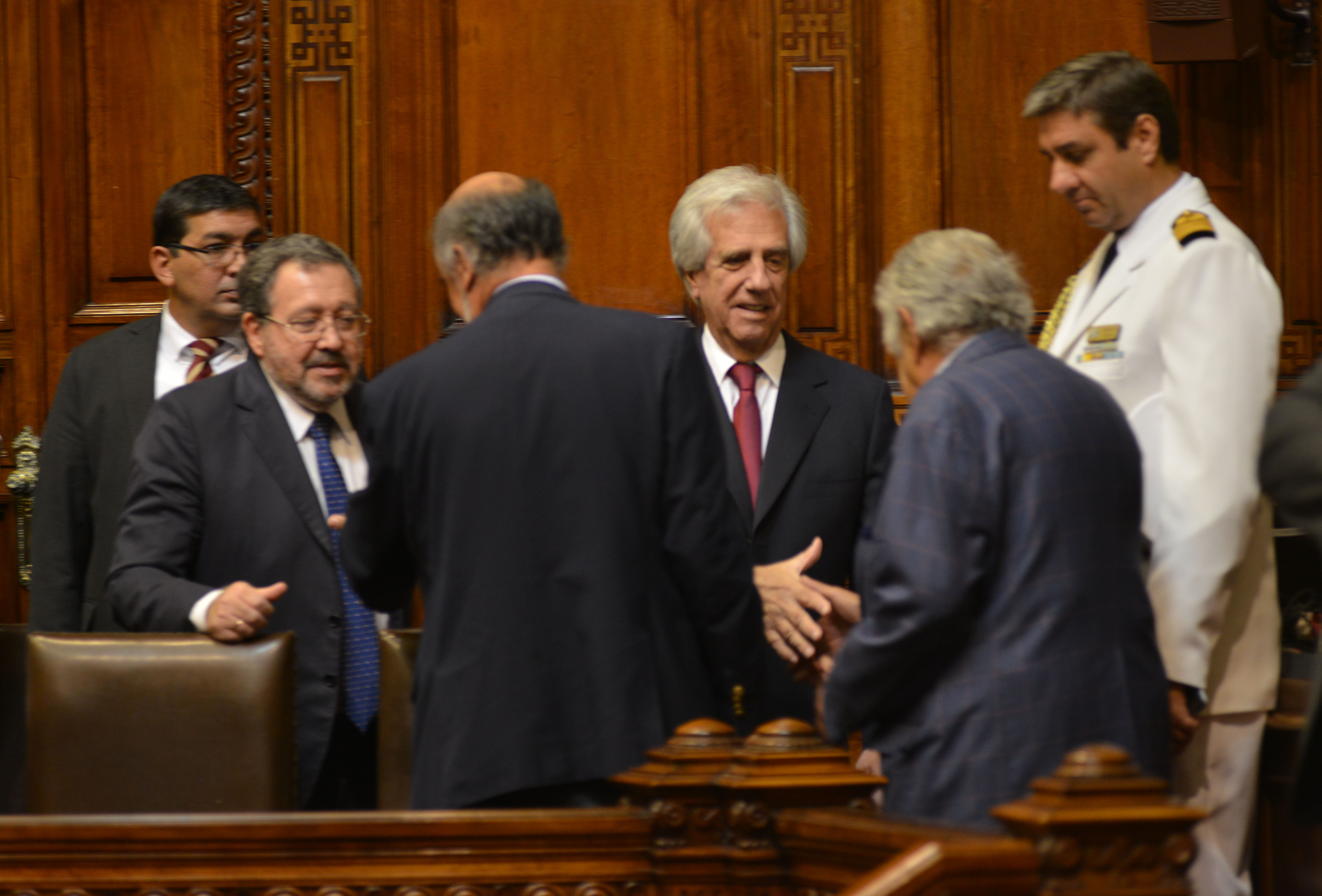 Vázquez participó en homenaje por 30.° aniversario del fallecimiento de Wilson Ferreira Aldunate