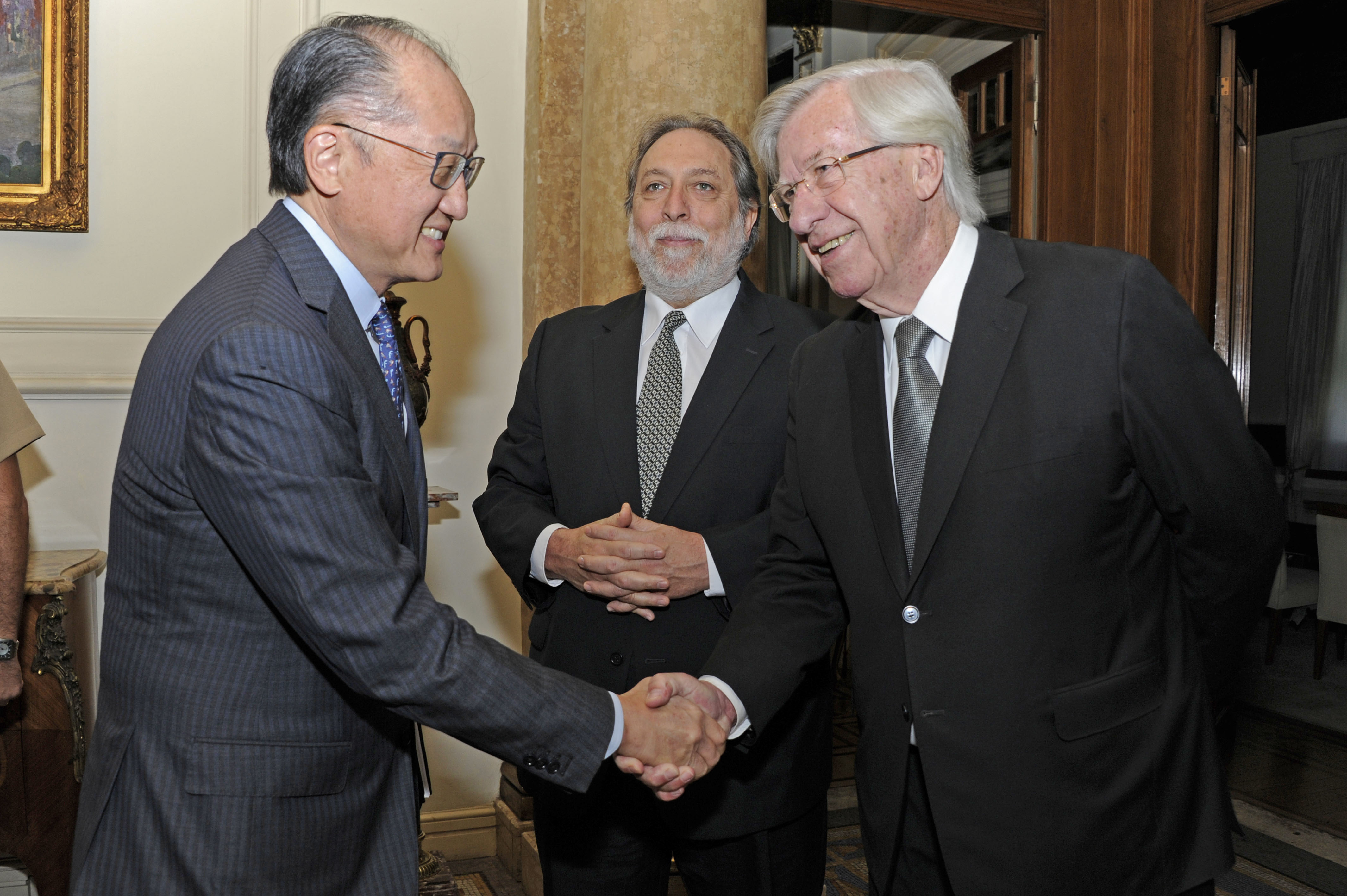 Presidente Vázquez recibió al titular del Banco Mundial, Jim Yong Kim