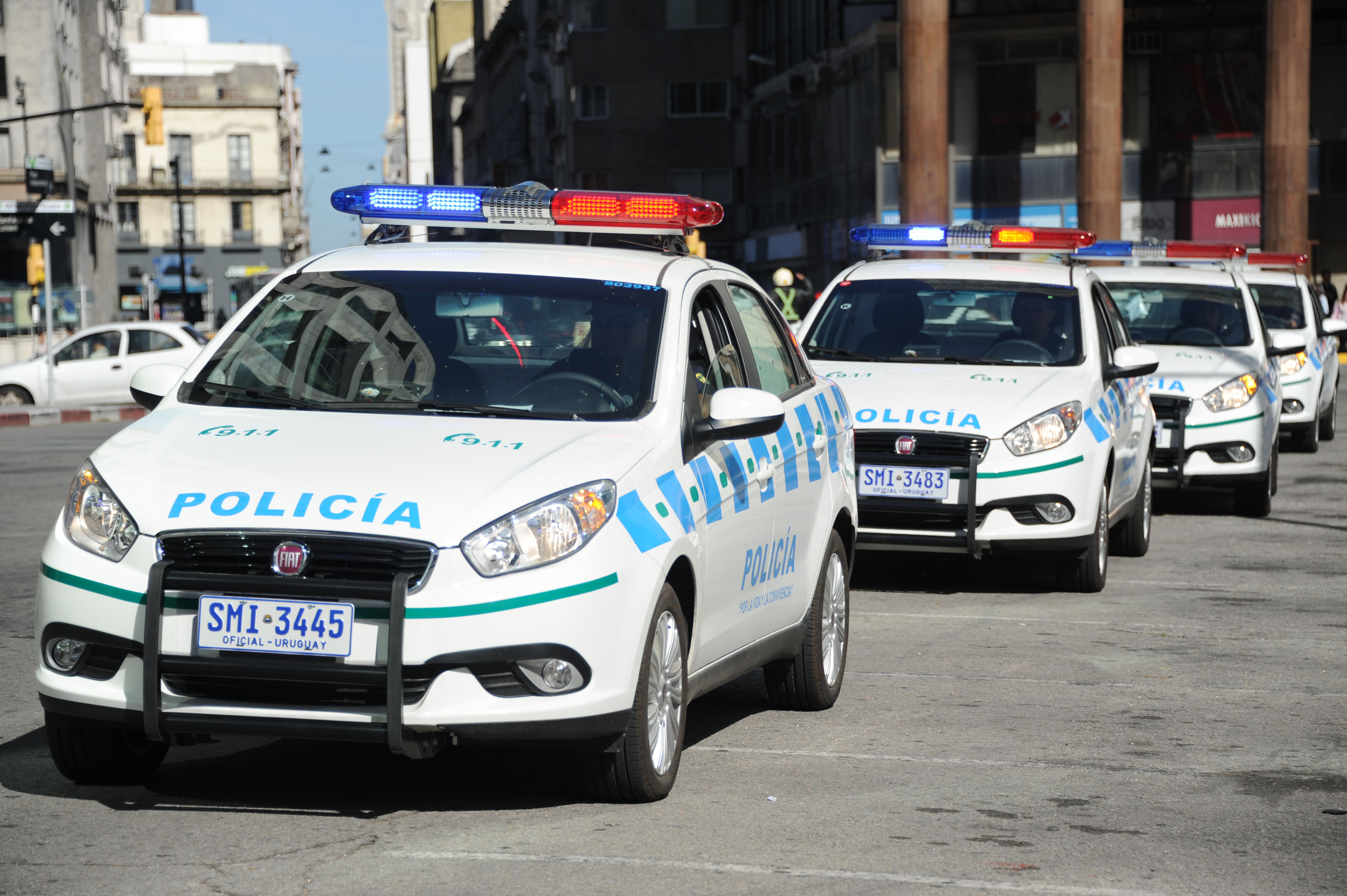 Ministerio del Interior presentó nueva flota de 245 vehículos nuevos por 6,2 millones de dólares