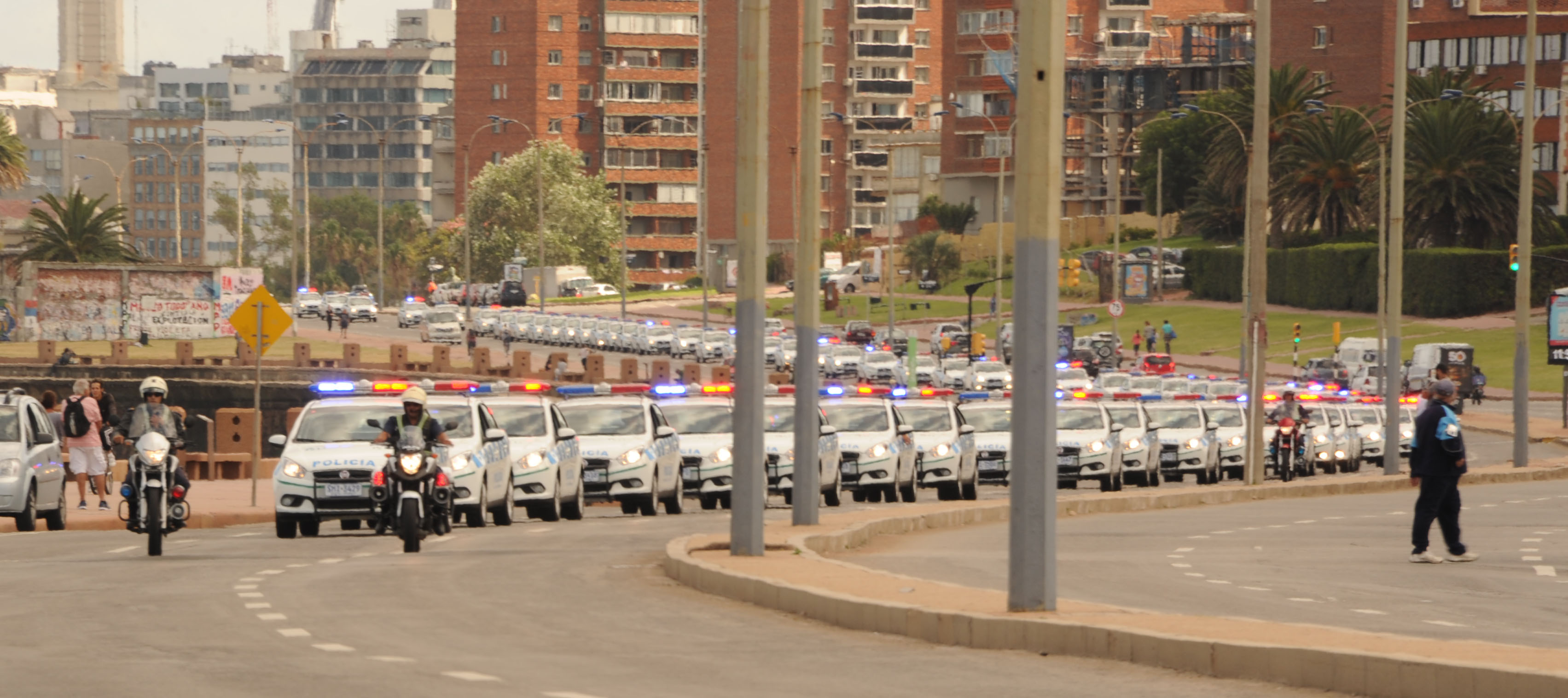 Ministerio del Interior presentó nueva flota de 245 vehículos nuevos por 6,2 millones de dólares
