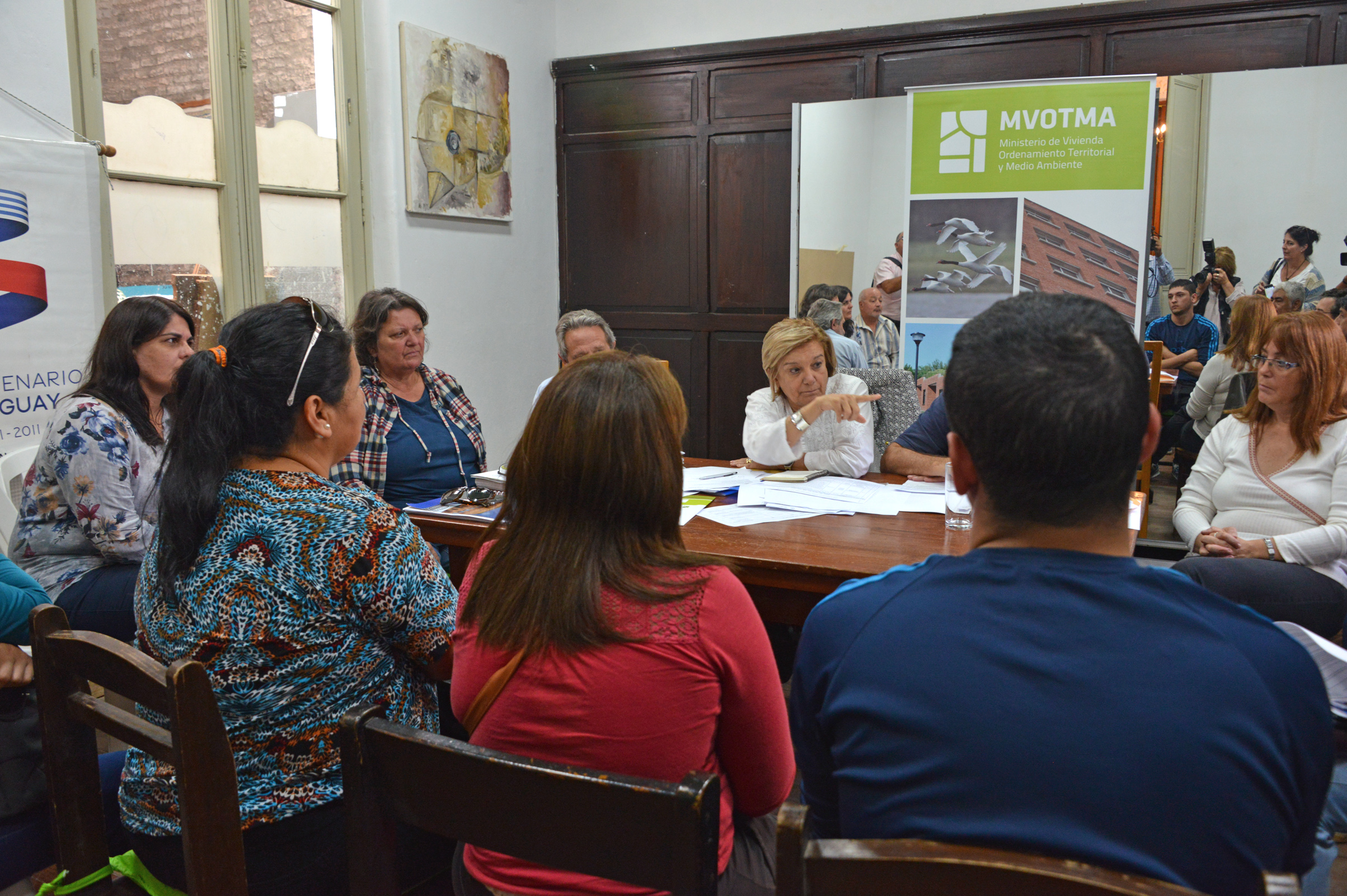 Reuniones de autoridades del MVOTMA con vecinos de San José