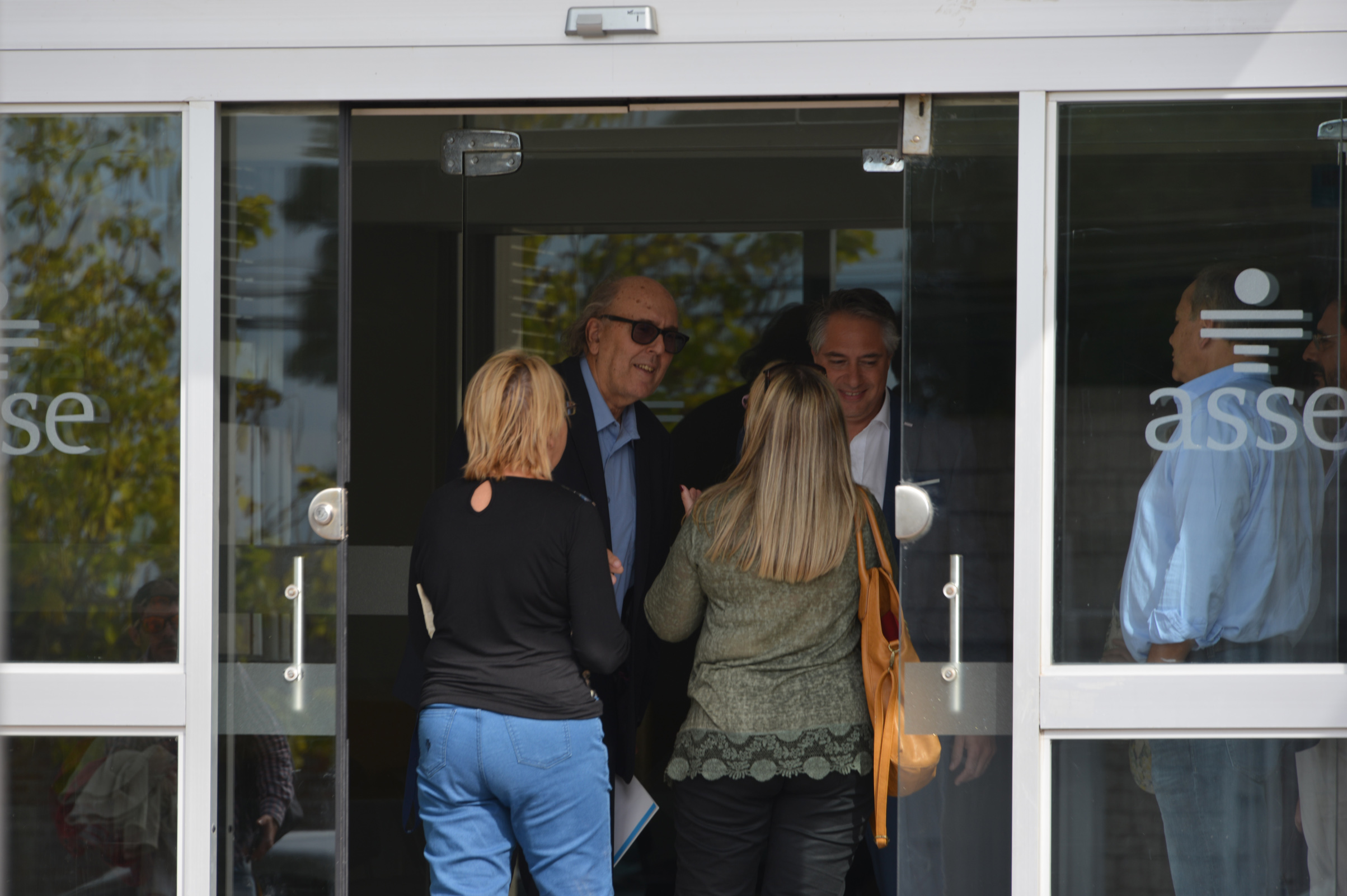 Marcos Carámbula, Presidente del Directorio de la Administración de los Servicios de Salud del Estado, en Hospital de San José