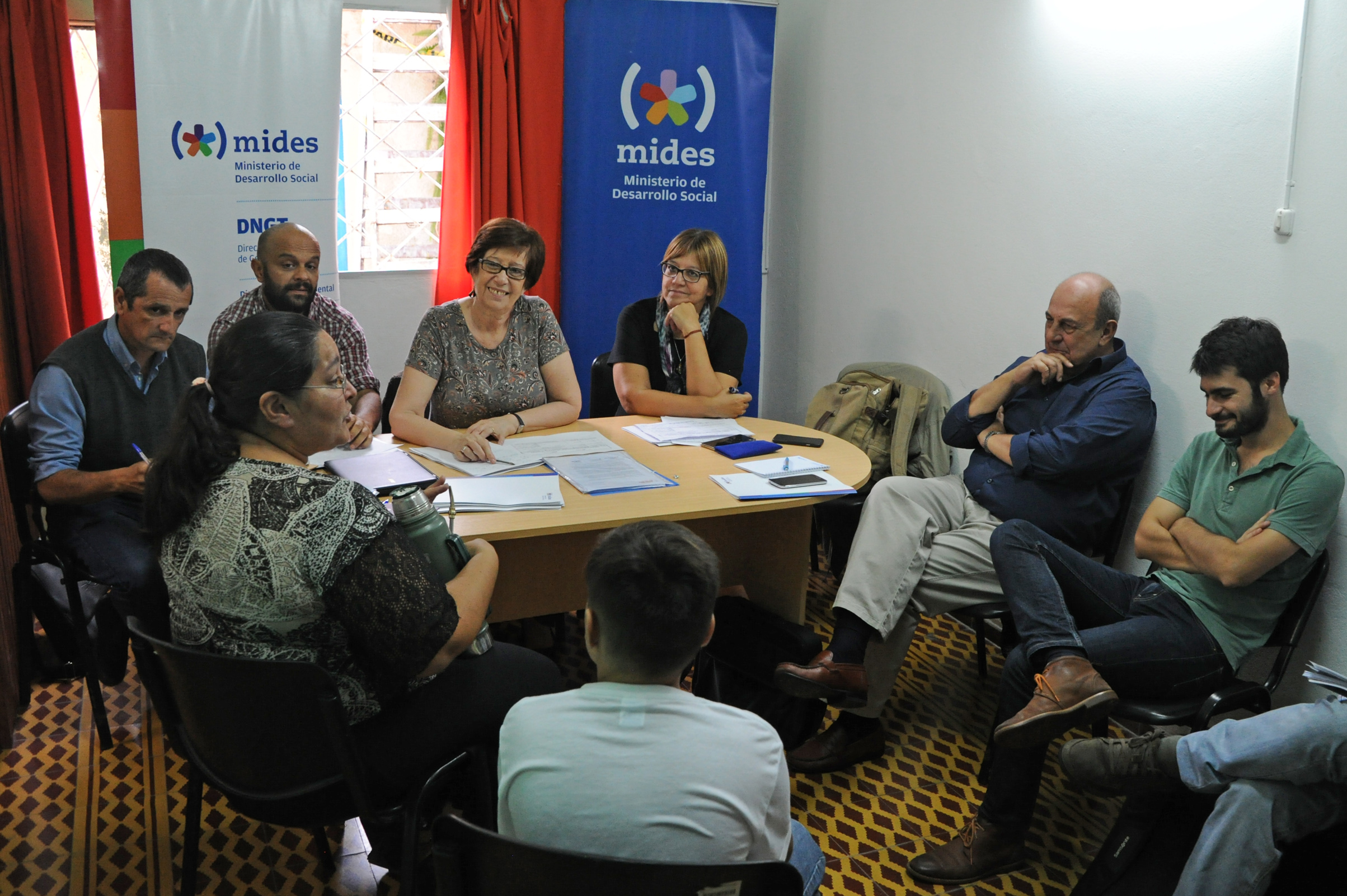 Reunión de autoridades del Mides en San José