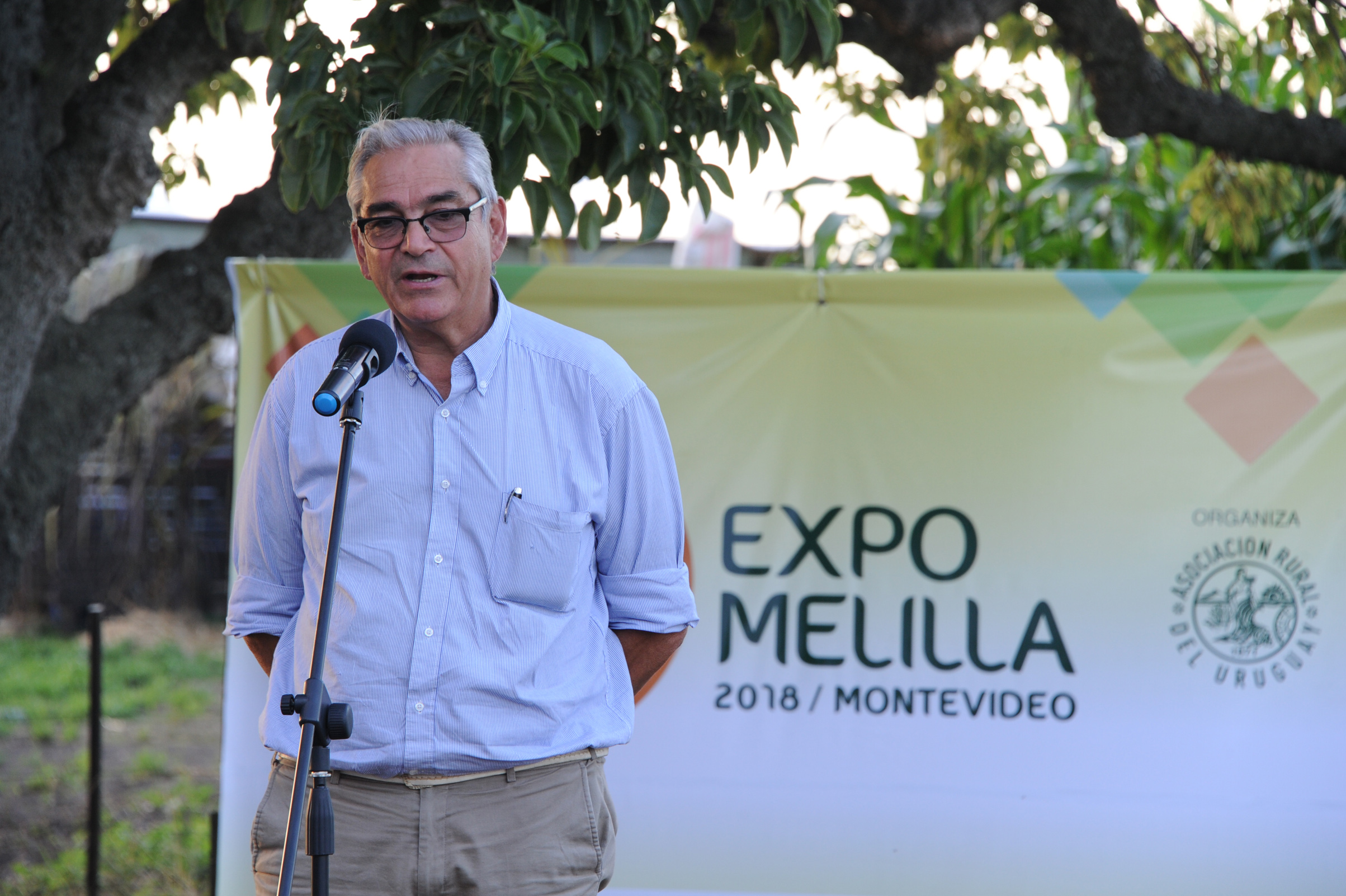 Ministro de Ganadería, Enzo Benech, haciendo uso de la palabra
