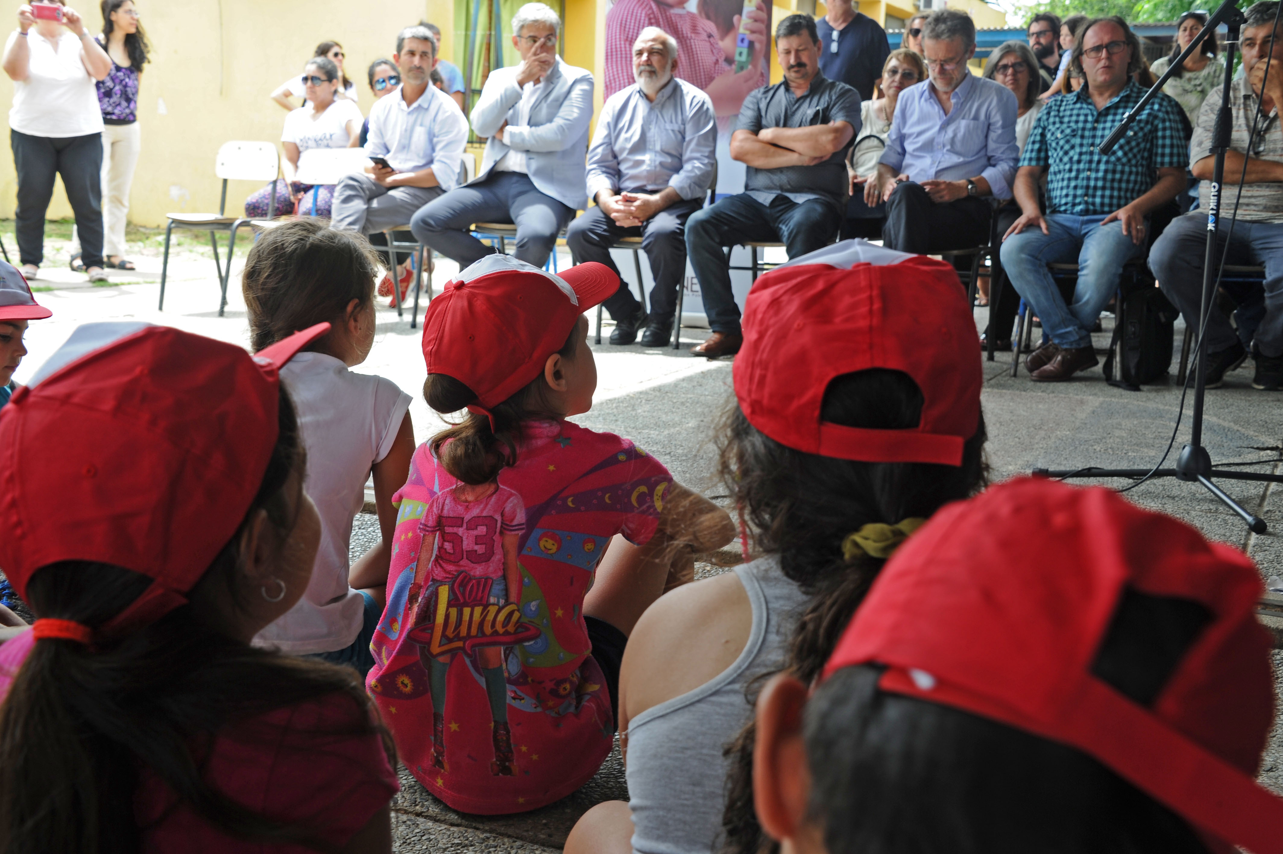 Acto realizado el miércoles 9 en la escuela n.° 75 de estación Atlántida