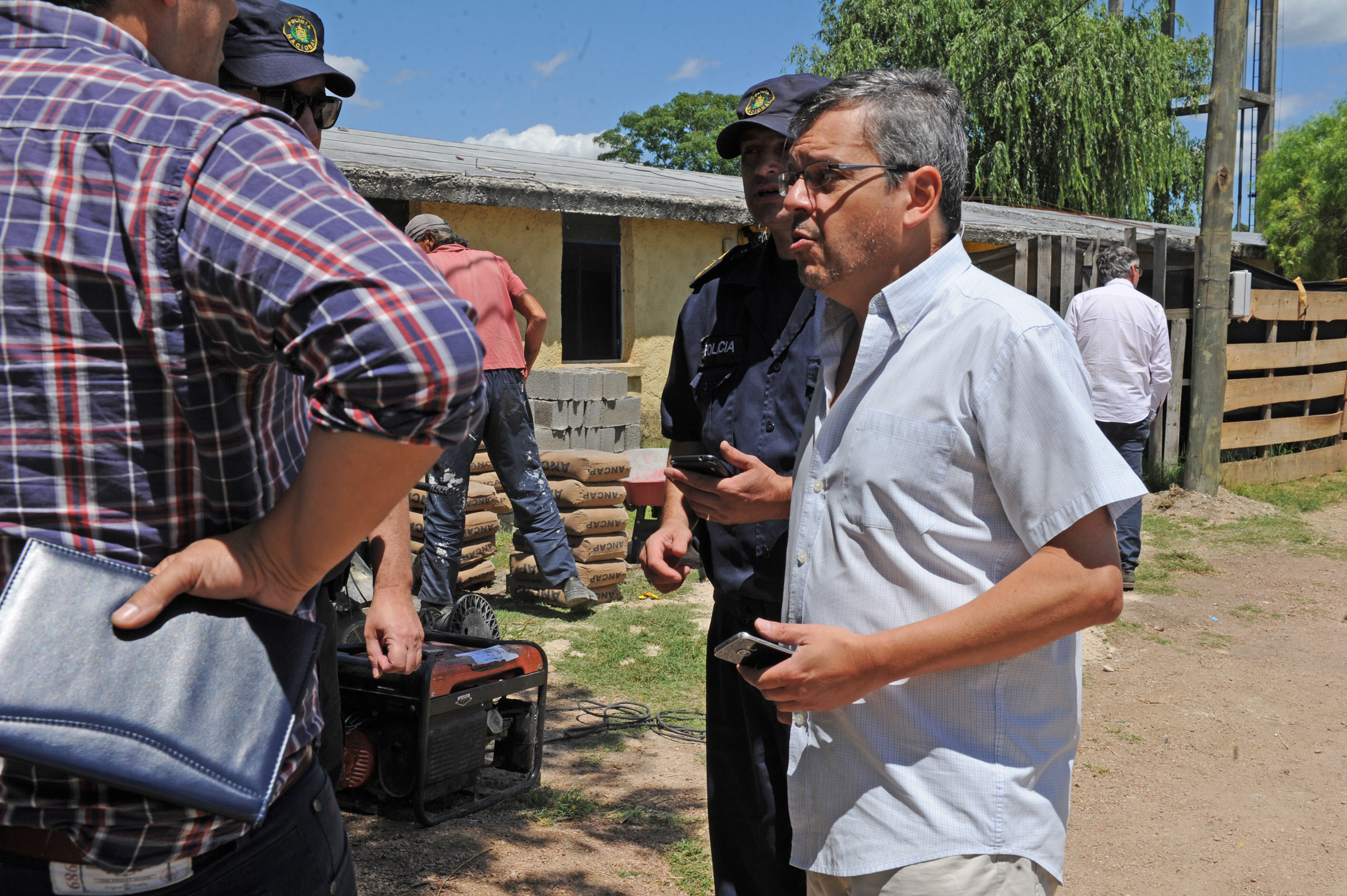 Operativo de convivencia y seguridad en barrio Talca de la ciudad de Las Piedras fue encabezado por director del Ministerio del Interior, Gustavo Leal