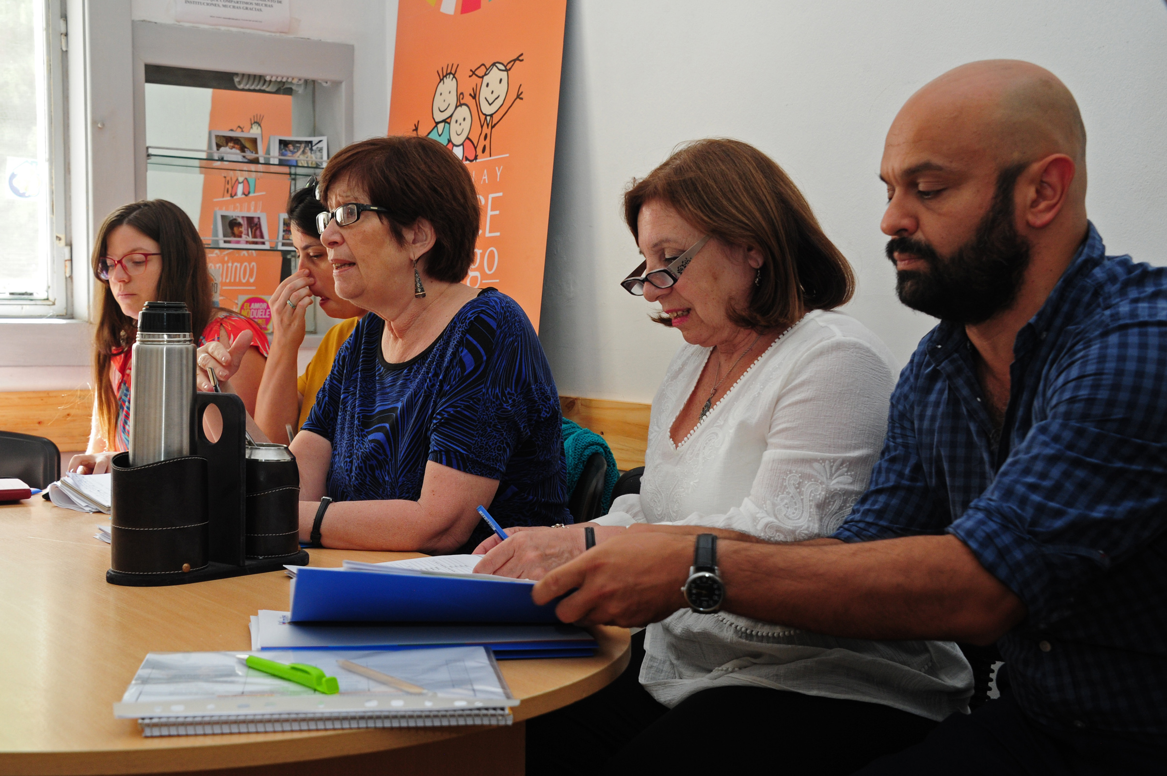 Marina Arismendi en reunión con organizaciones sociales de Durazno