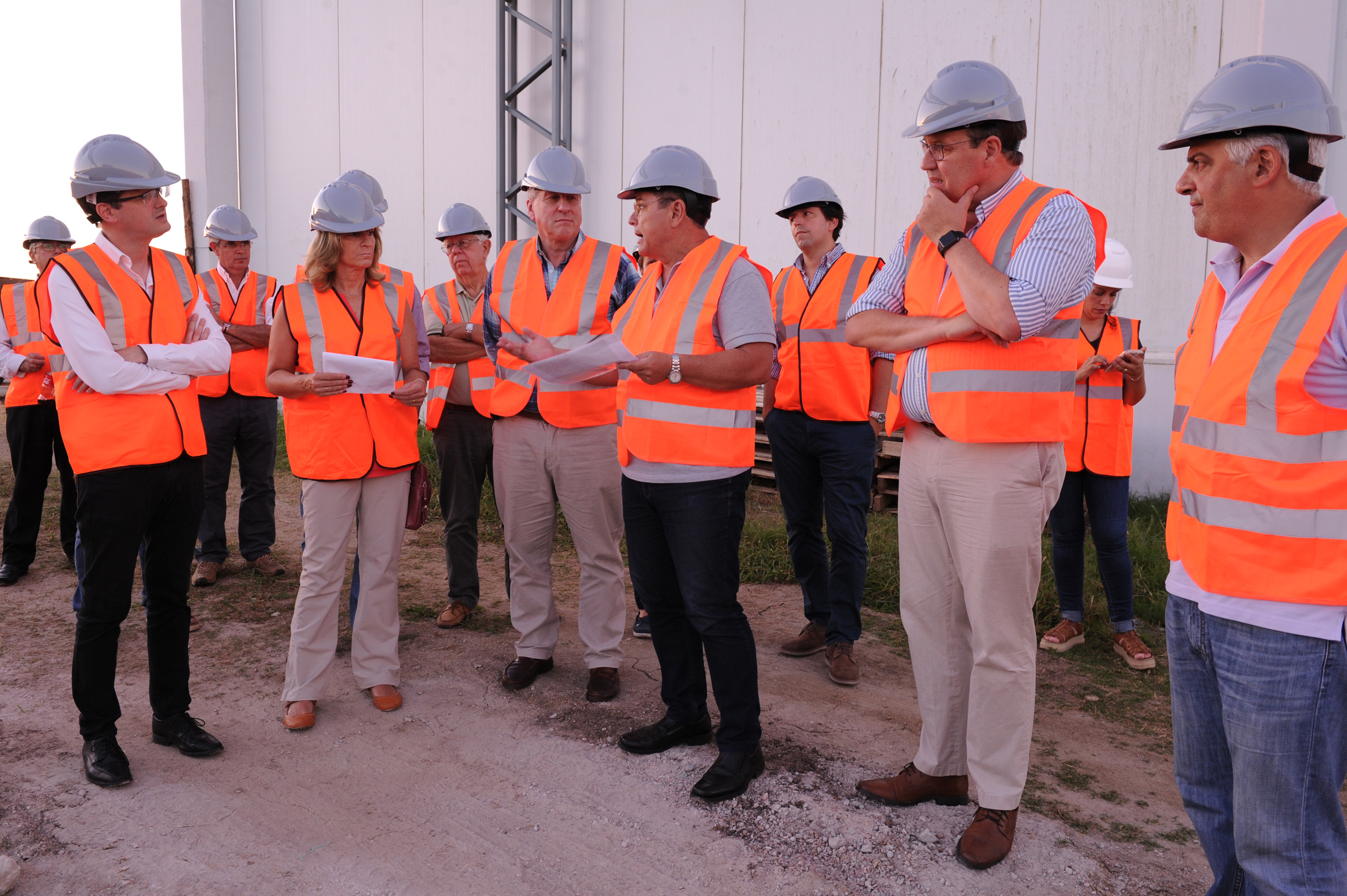 Recorrida por obras de ampliación de las instalaciones del frigorífico Breeders & Packers