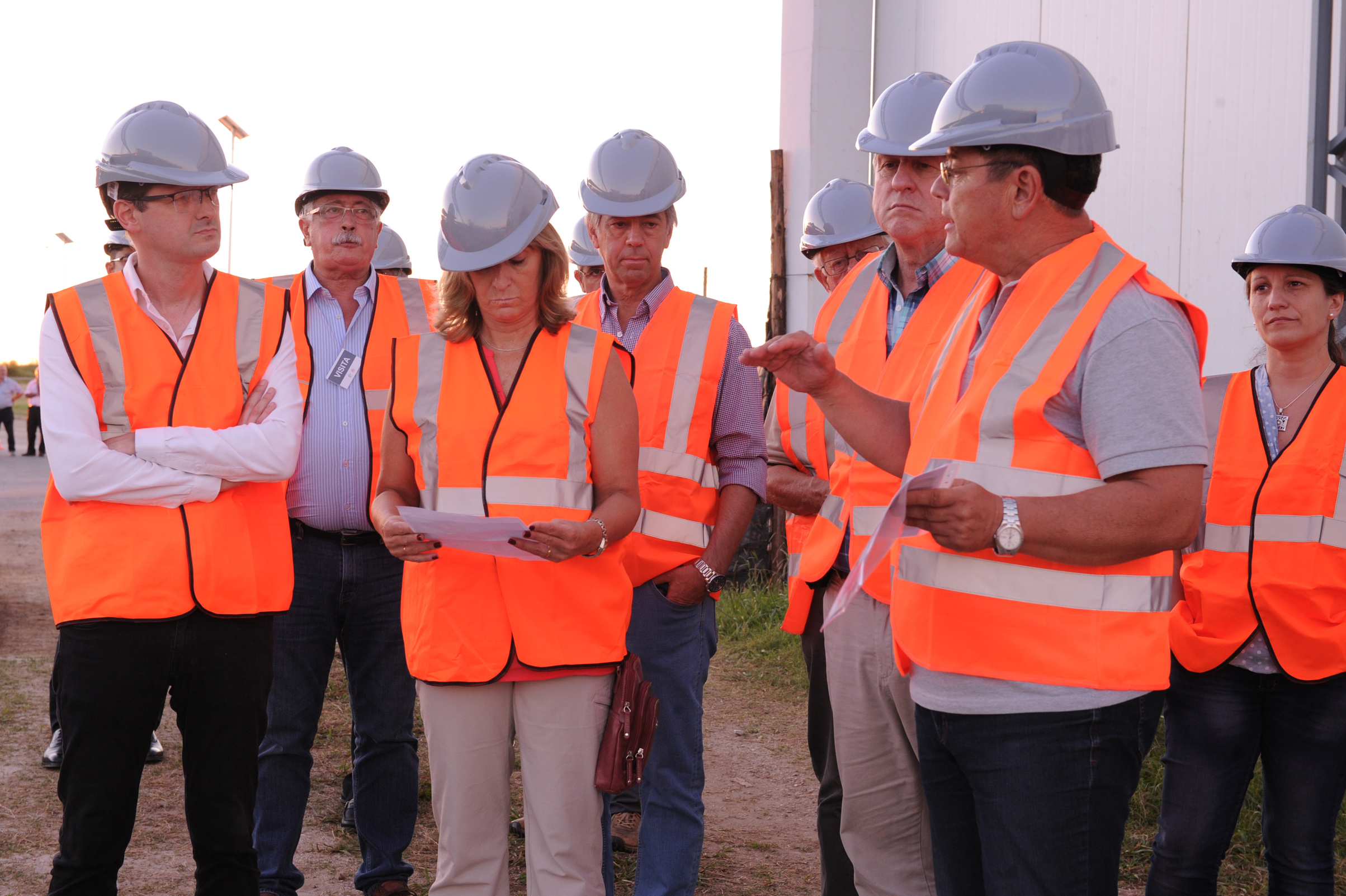 Recorrida por obras de ampliación de las instalaciones del frigorífico Breeders & Packers