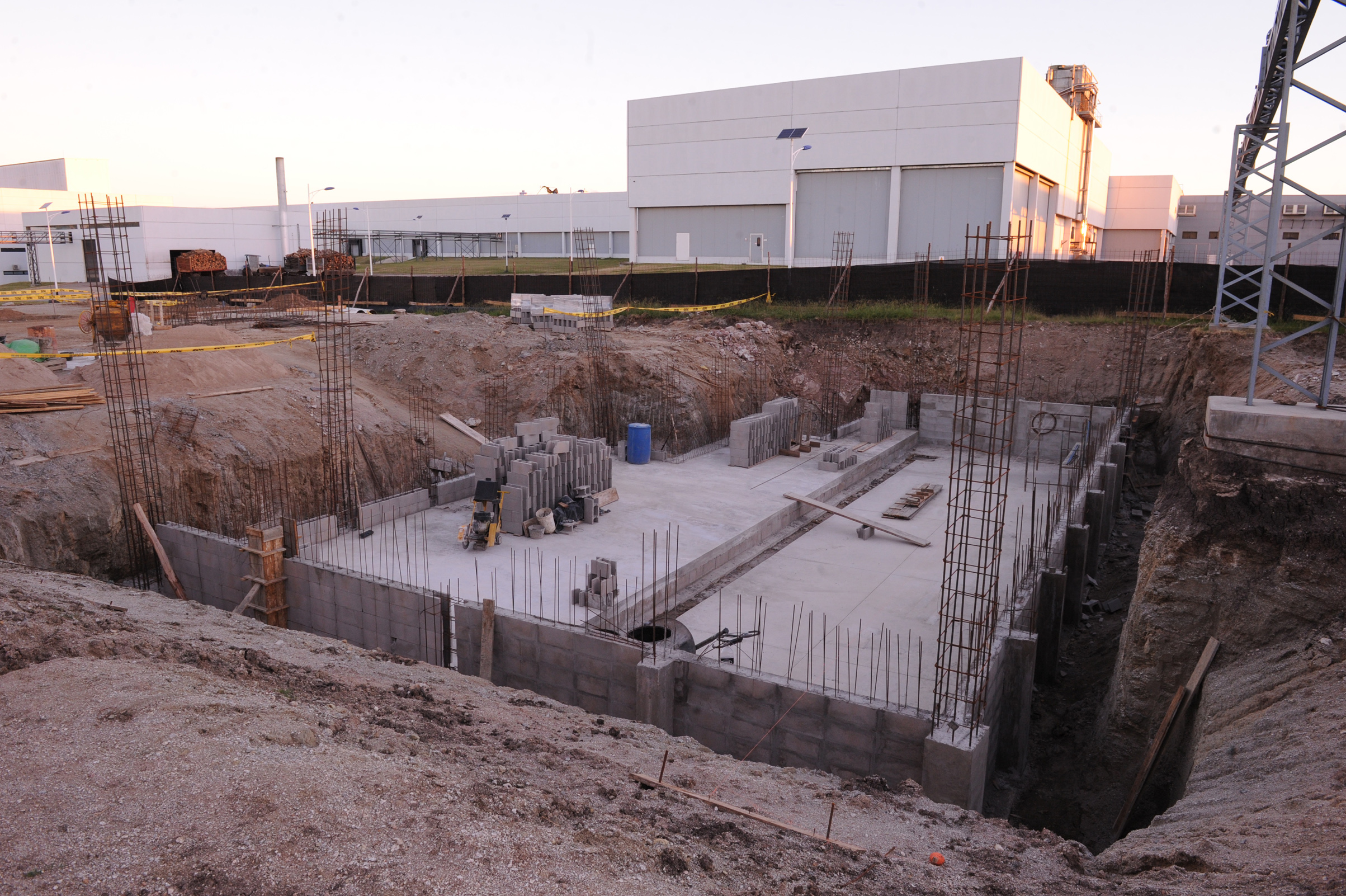 Obras de ampliación de las instalaciones del frigorífico Breeders & Packers