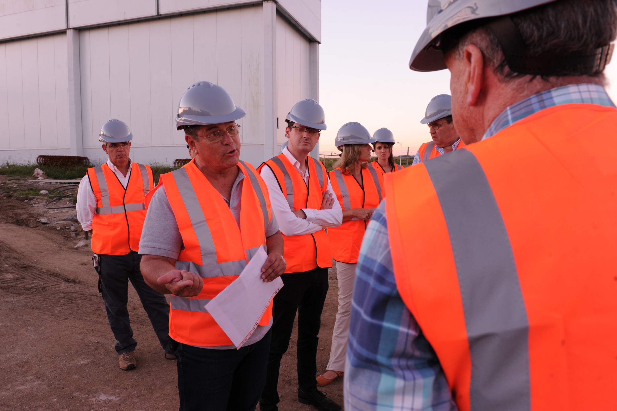 Recorrida por obras de ampliación de las instalaciones del frigorífico Breeders & Packers