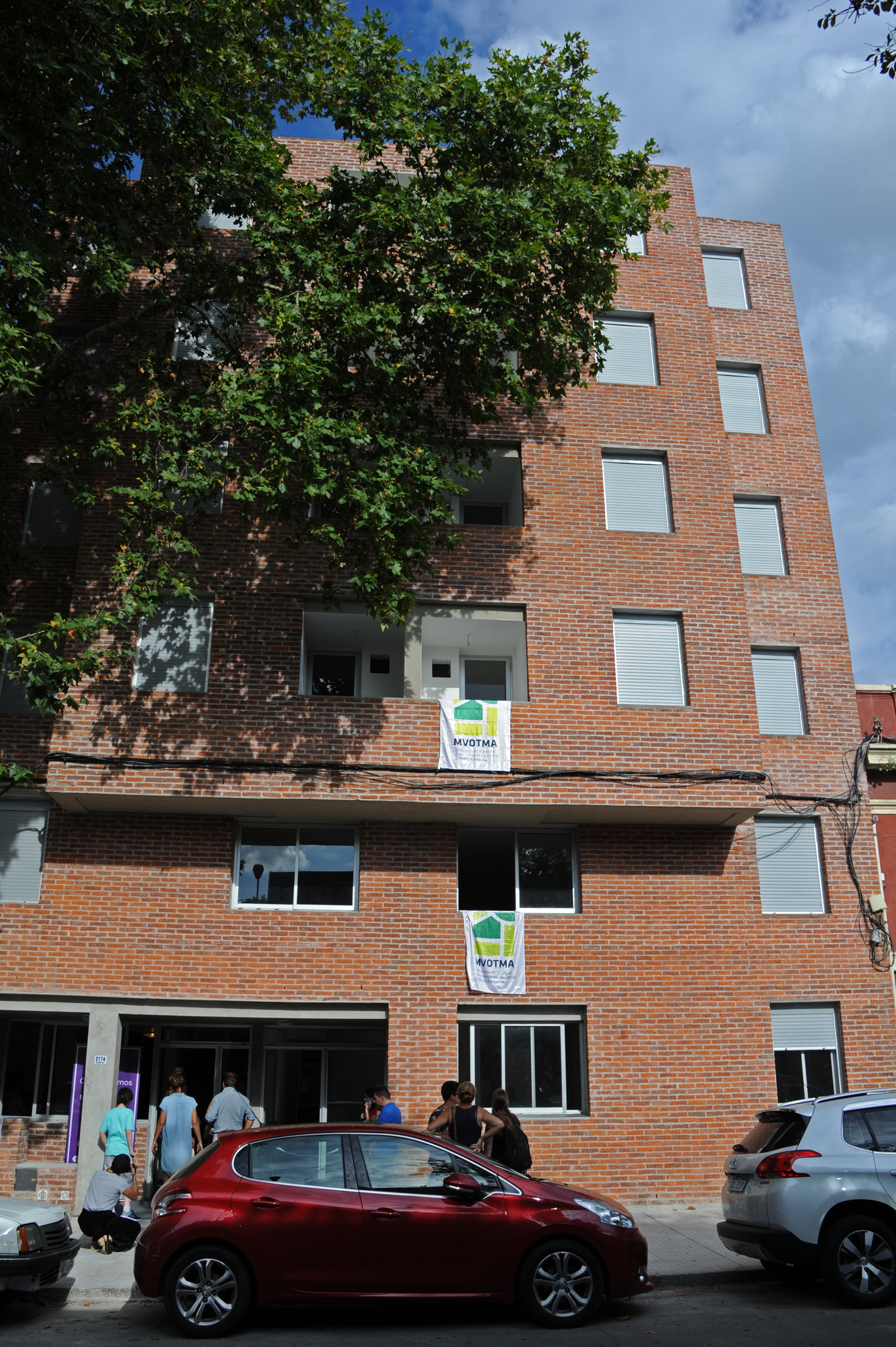 Inauguración de complejo de viviendas en el barrio La Aguada
