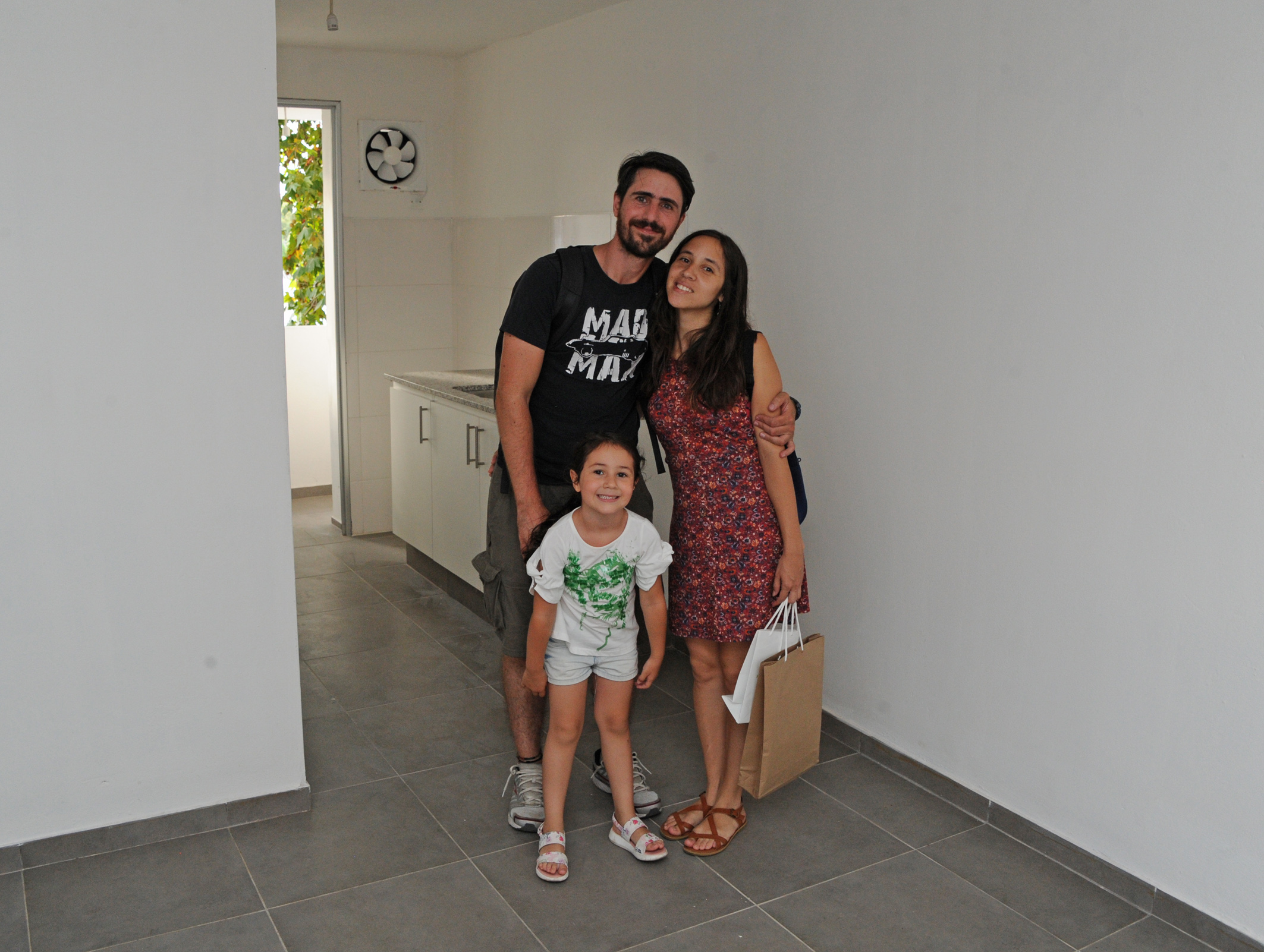Inauguración de complejo de viviendas en el barrio La Aguada