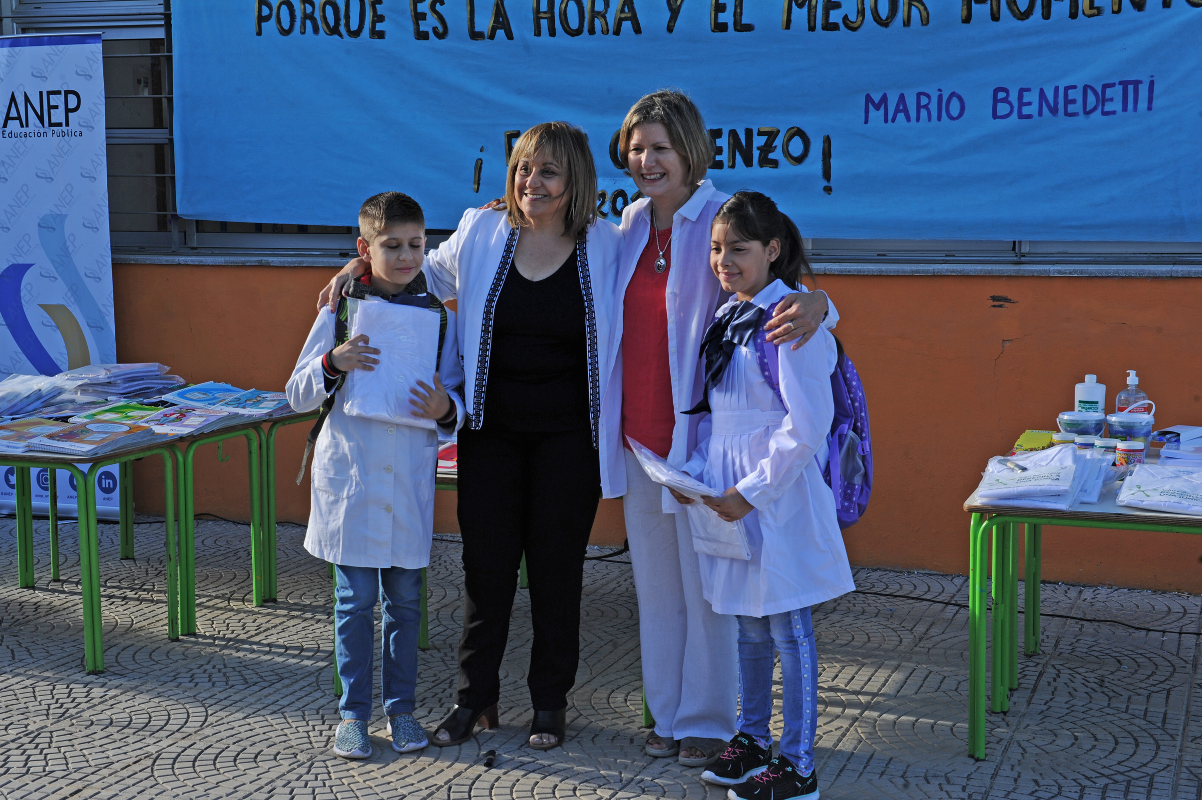 Autoridades de la Enseñanza Pública realizaron una recorrida por diversos centros educativos
