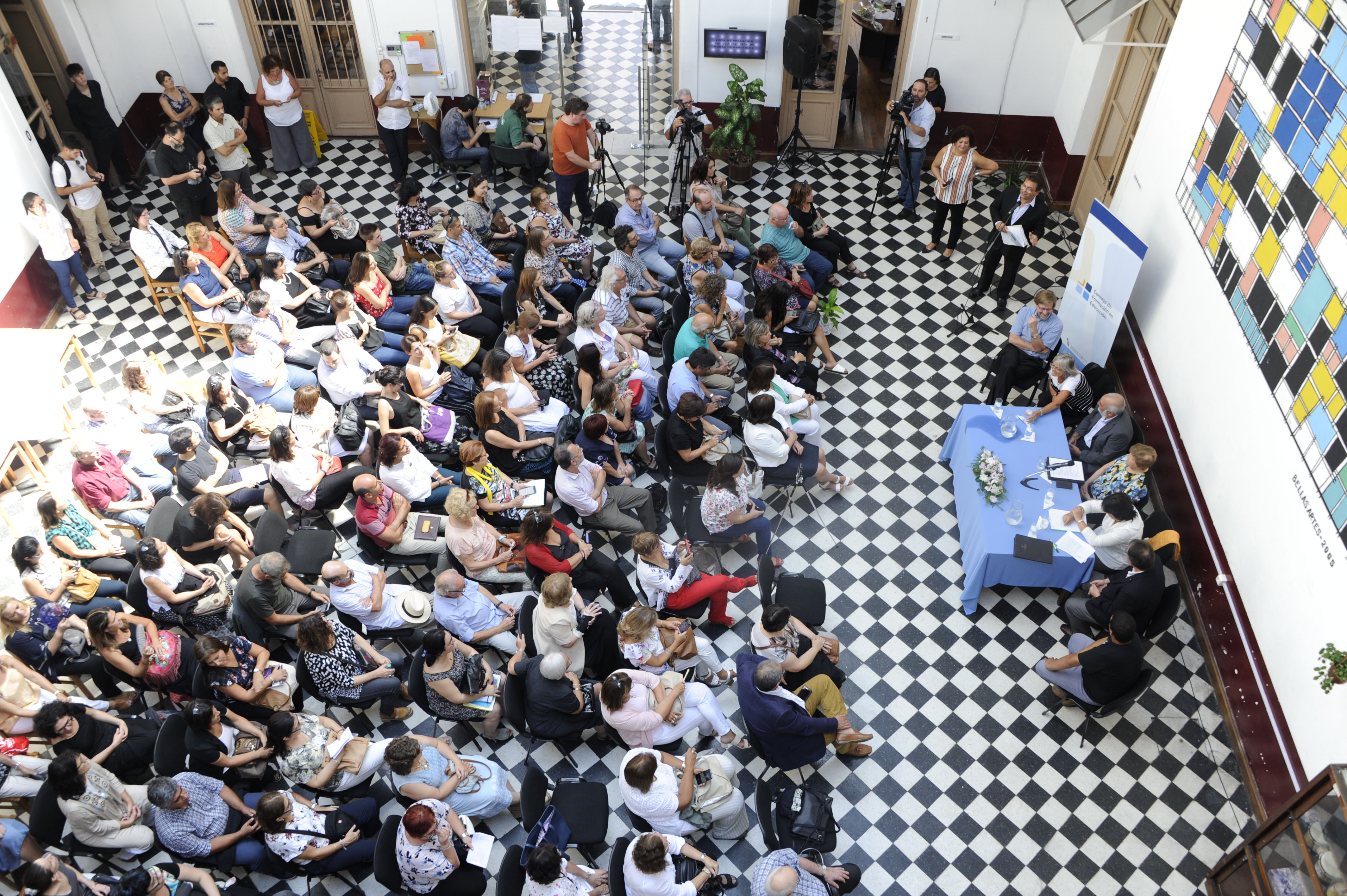 Acto de asunción de la nueva consejera por el orden docente, Rosana Cortazzo