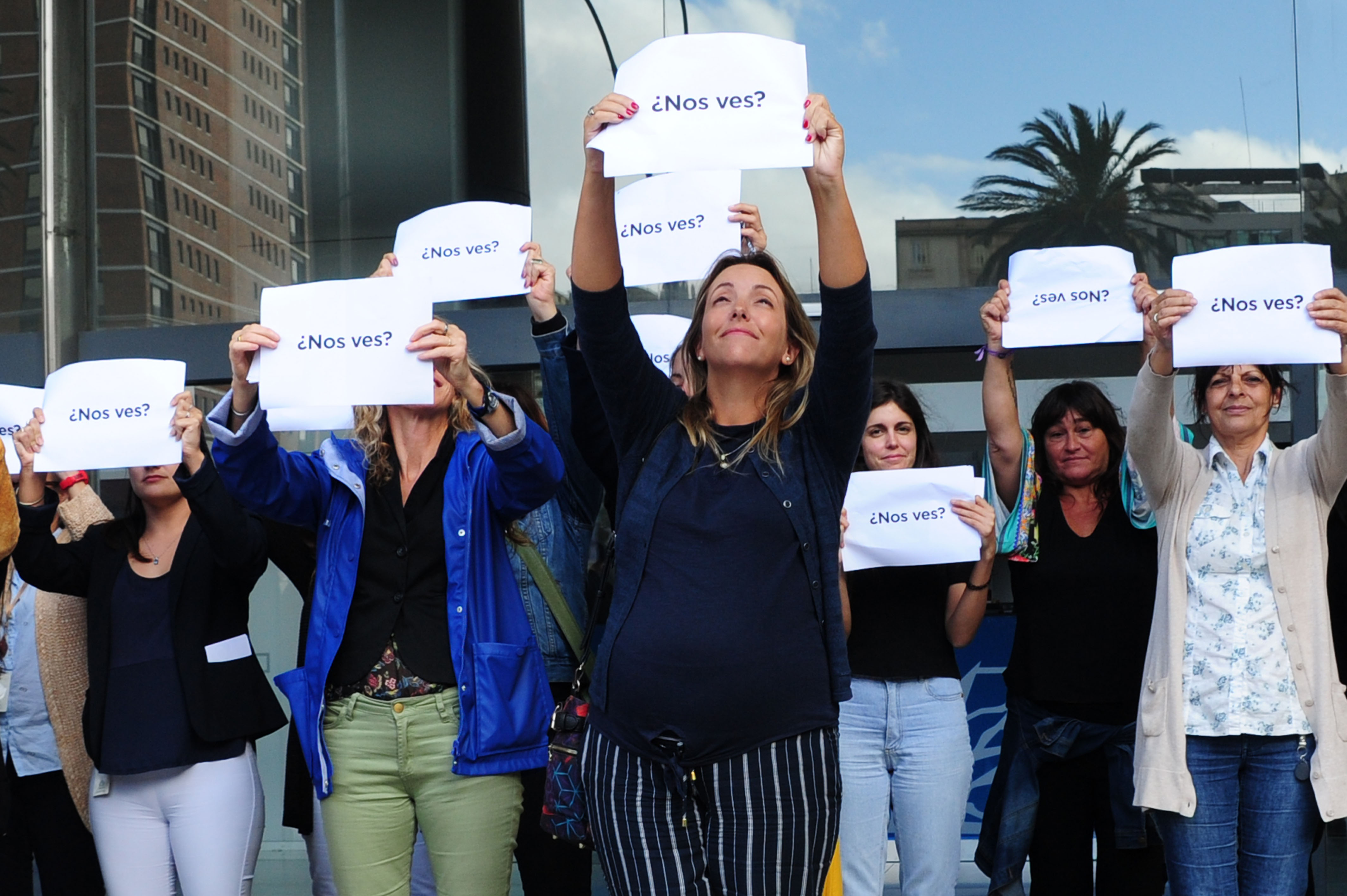 Intervención urbana con motivo del Día Internacional de la Mujer