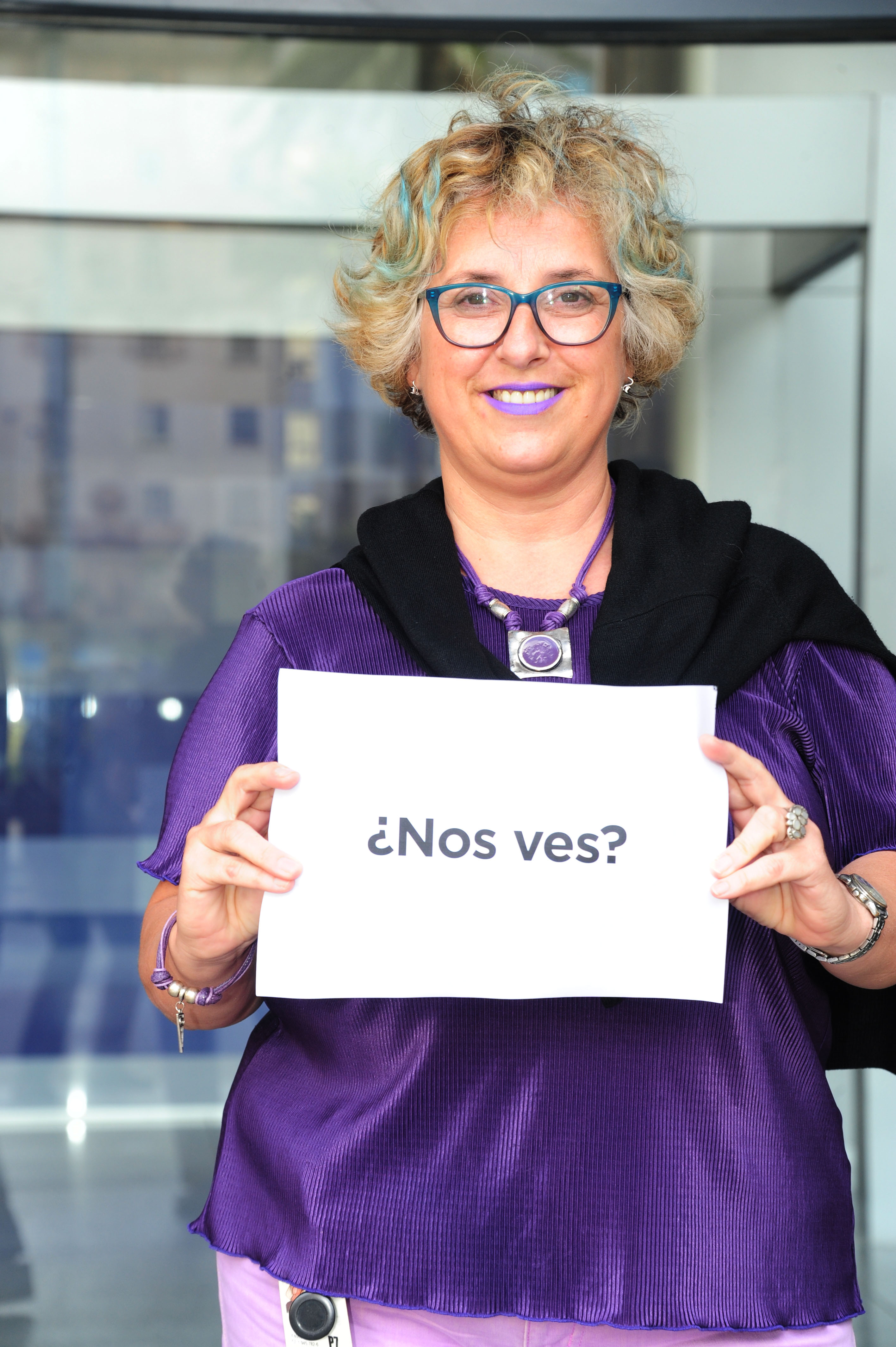 Intervención urbana con motivo del Día Internacional de la Mujer