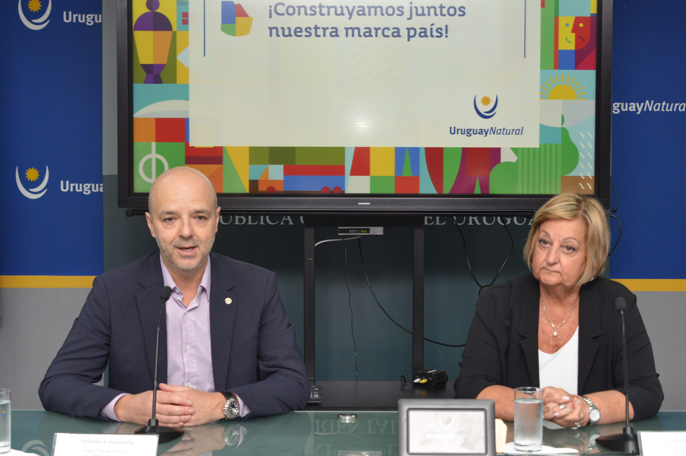 Antonio Carámbula y Liliam Kechichian