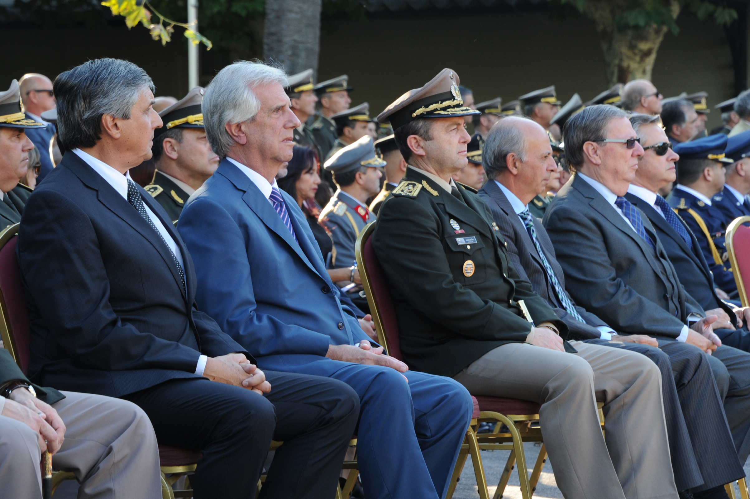 Acto de asunción del nuevo comandante en jefe del Ejército Nacional de Uruguay, José Ariel González