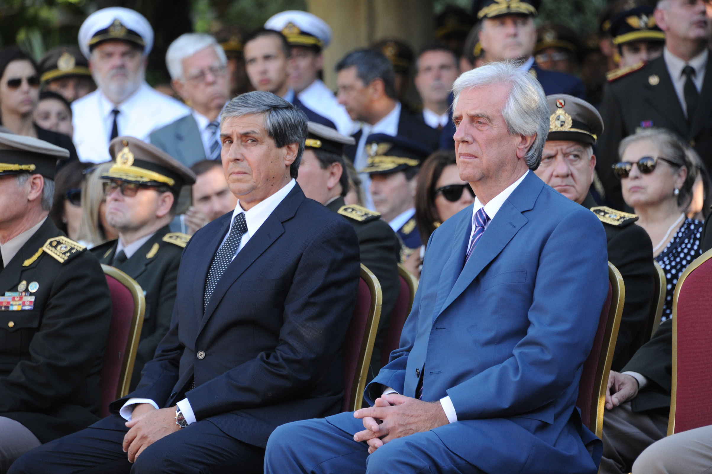 Acto de asunción del nuevo comandante en jefe del Ejército Nacional de Uruguay, José Ariel González