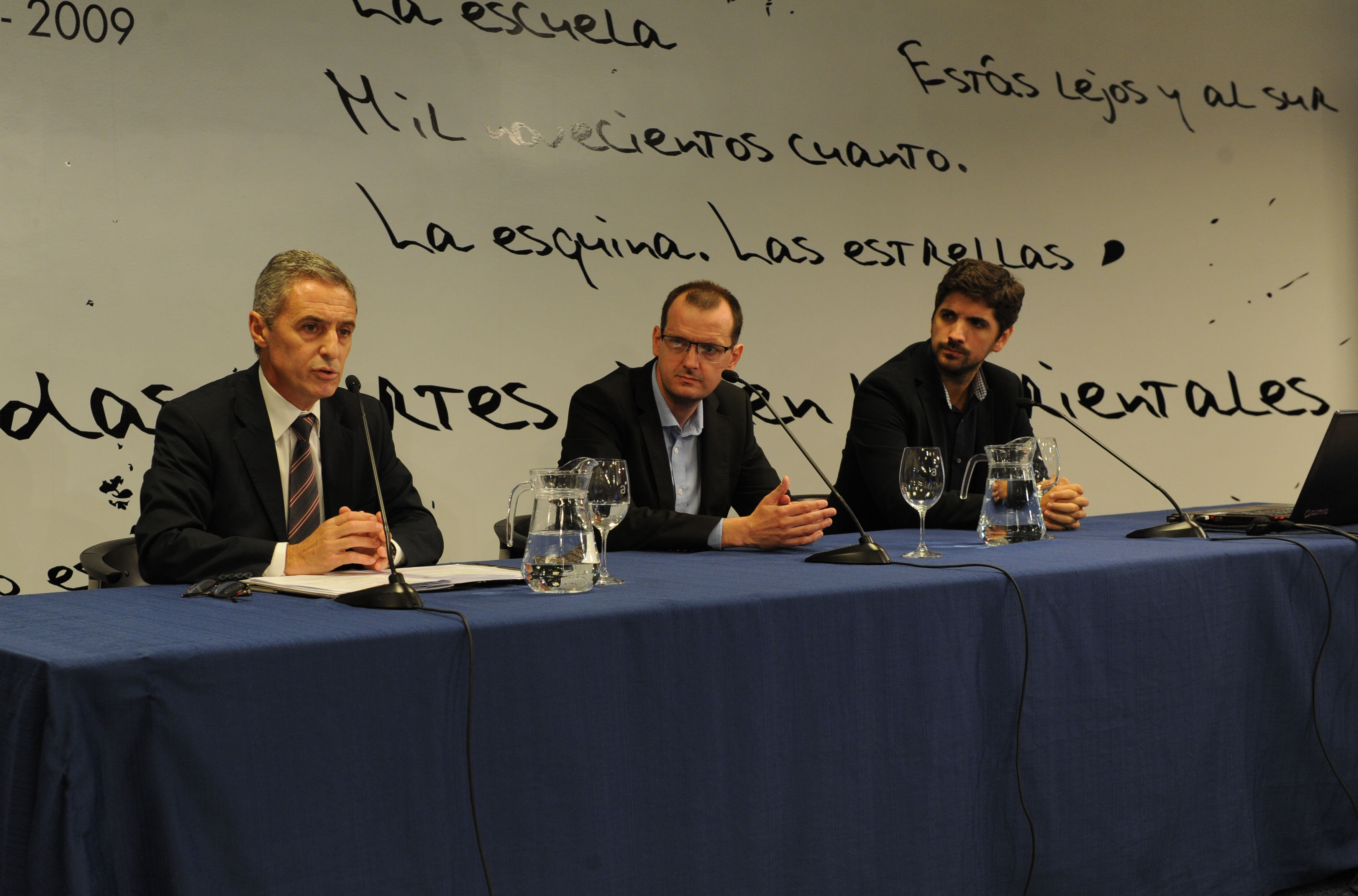 Martín Dibarboure, Guillermo Moncecchi y Santiago Soto