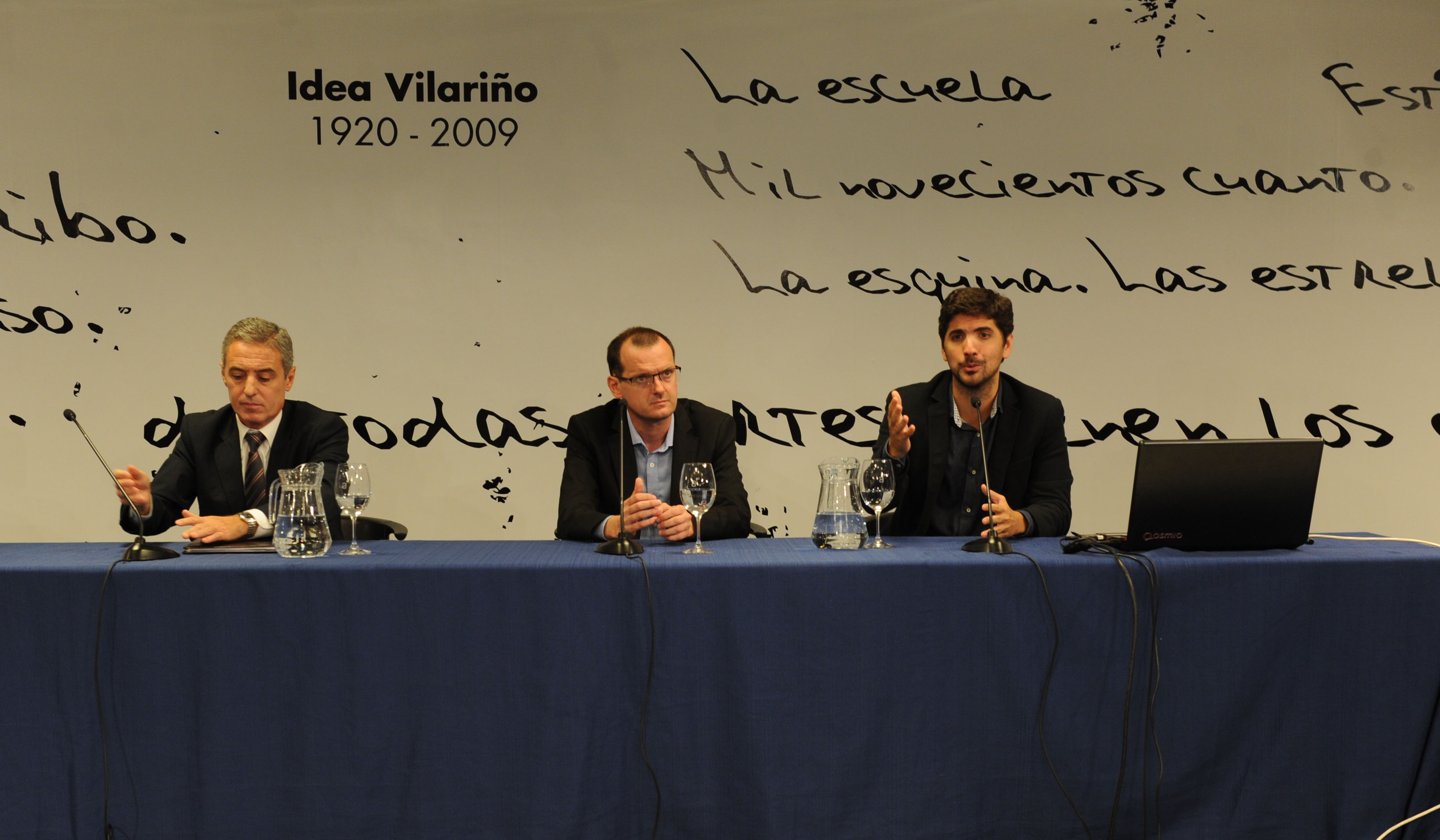 Martín Dibarboure, Guillermo Moncecchi y Santiago Soto