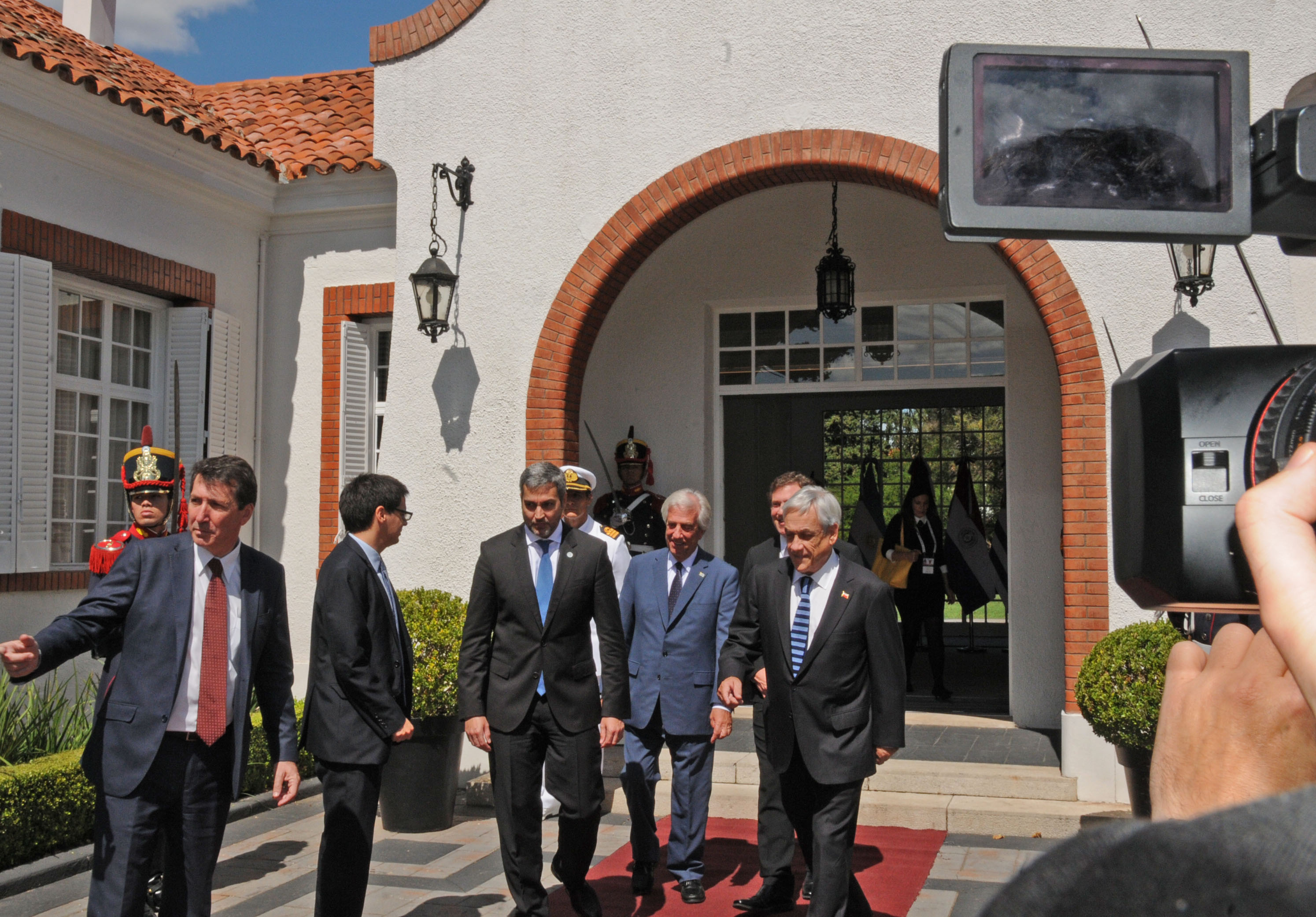 Reunión en la quinta presidencial de Olivos