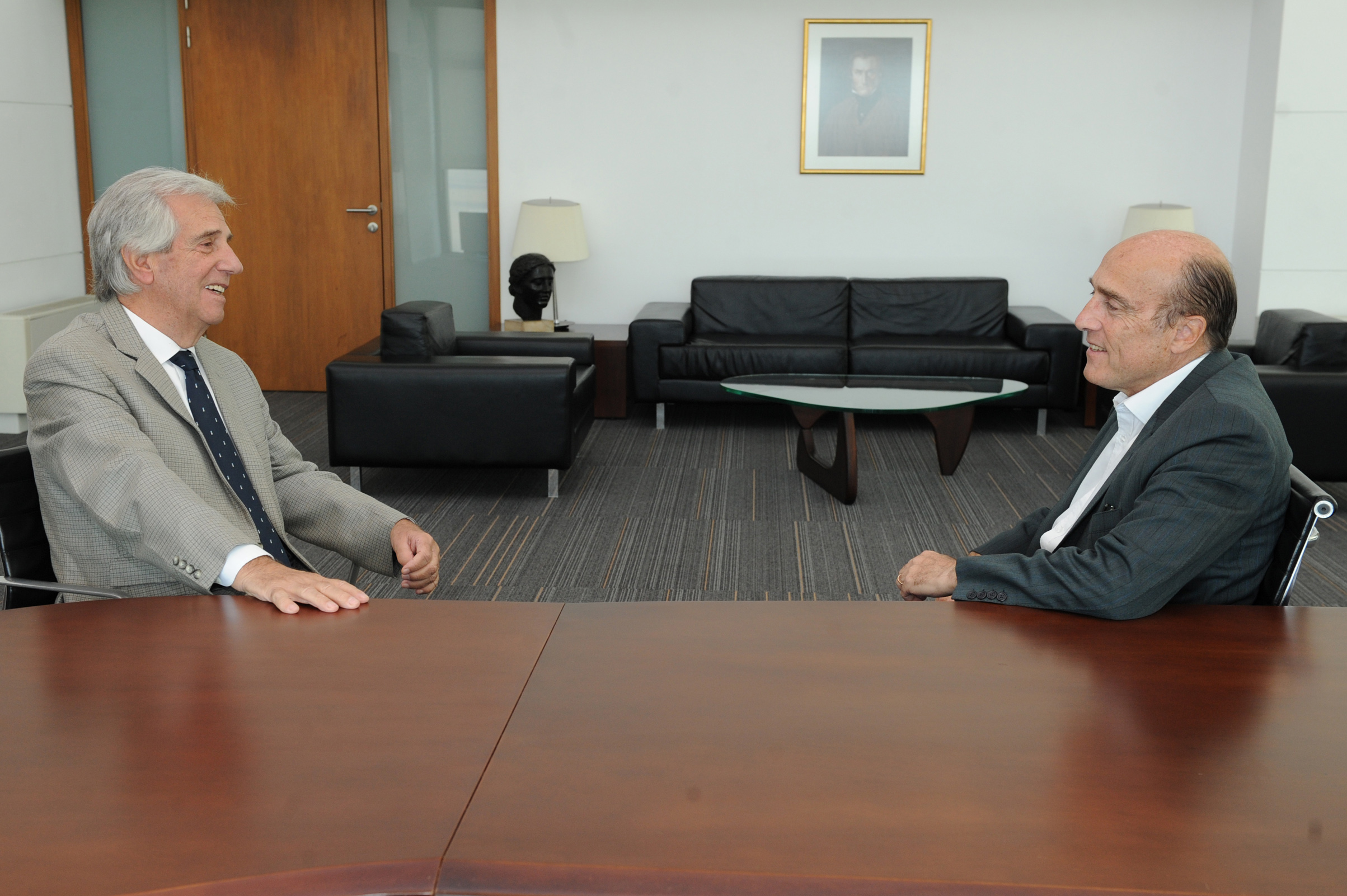 Tabaré Vázquez y Daniel Martínez
