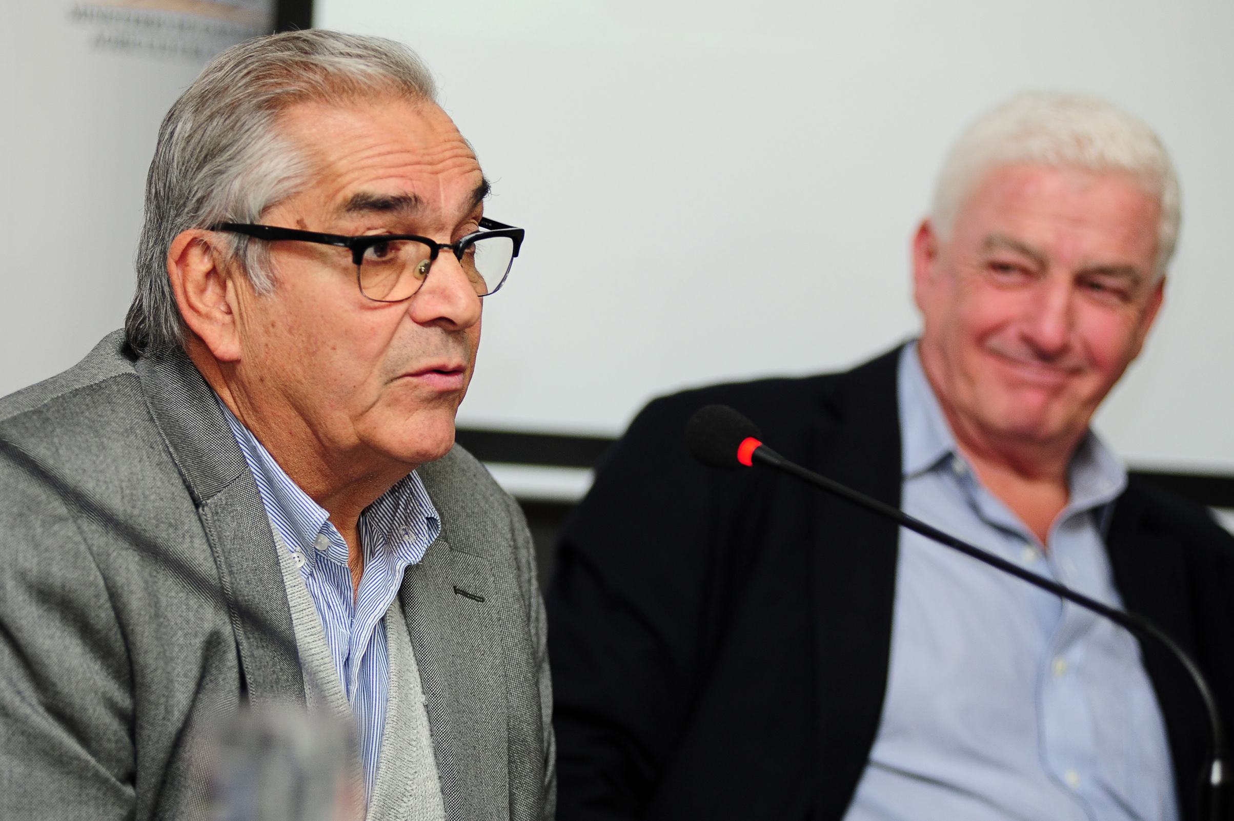 Ministro de Ganadería, Agricultura y Pesca, Enzo Benech, dirigiéndose a los presentes