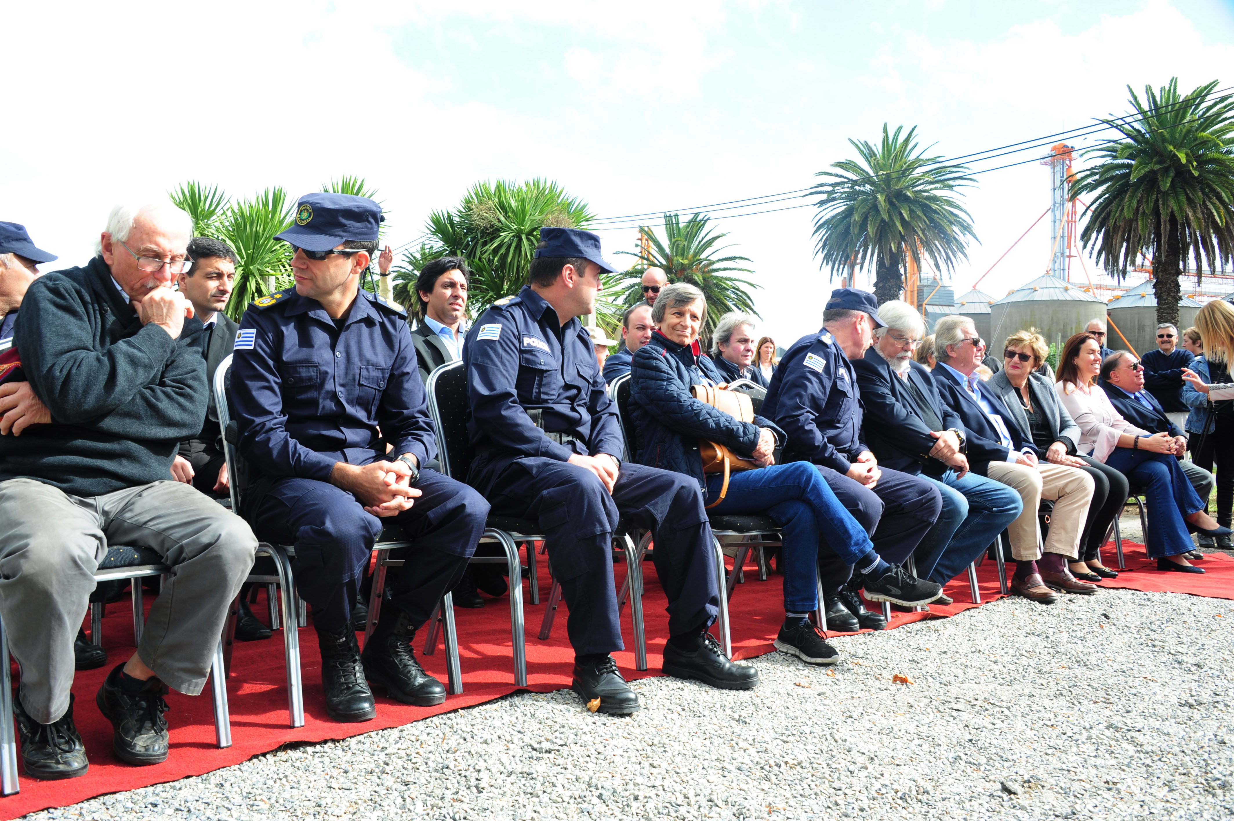 Eduardo Bonomi en inauguración de circuito de videovigilancia para Colonia Valdense