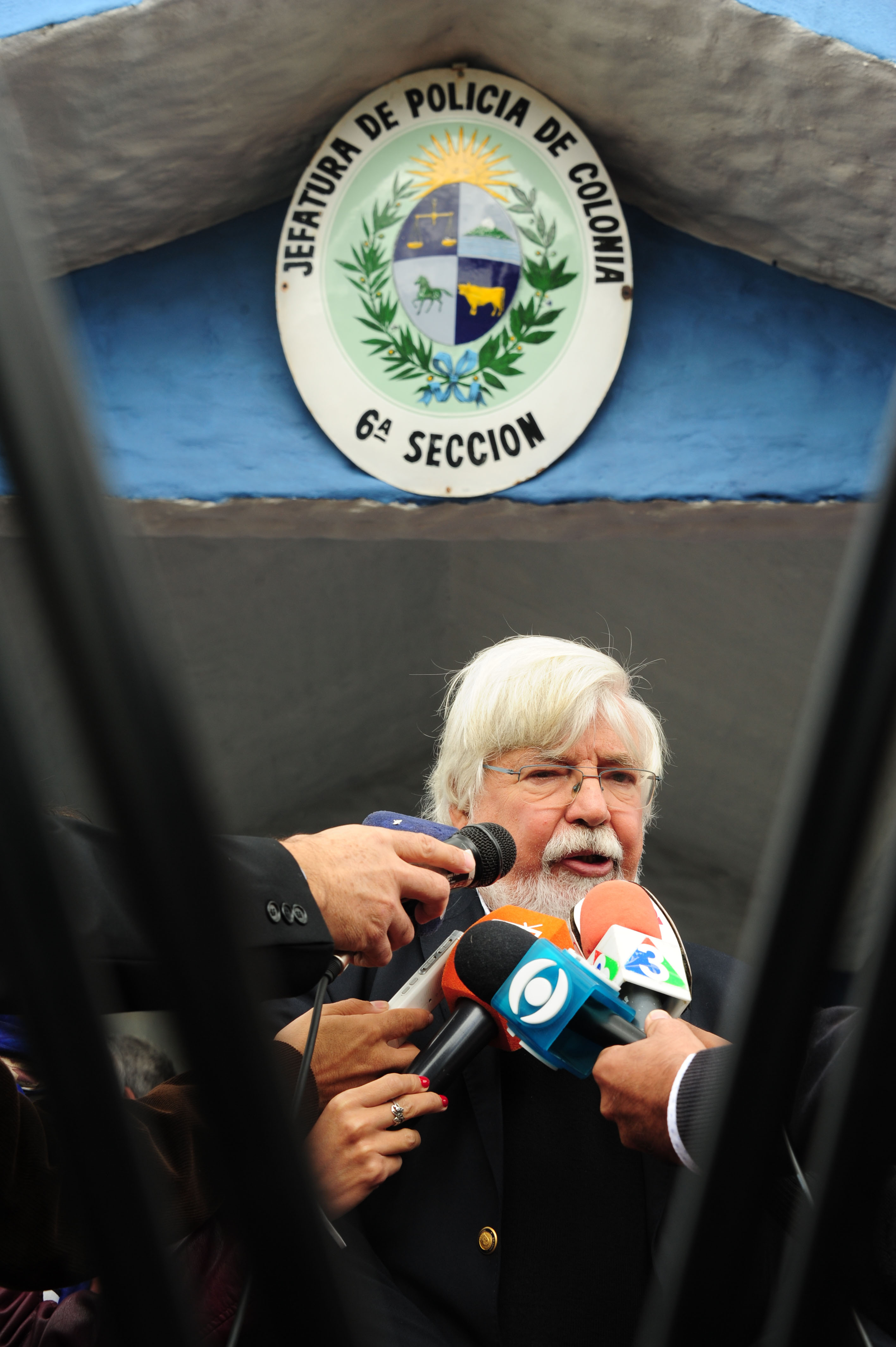 Eduardo Bonomi en inauguración de circuito de videovigilancia para Colonia Valdense