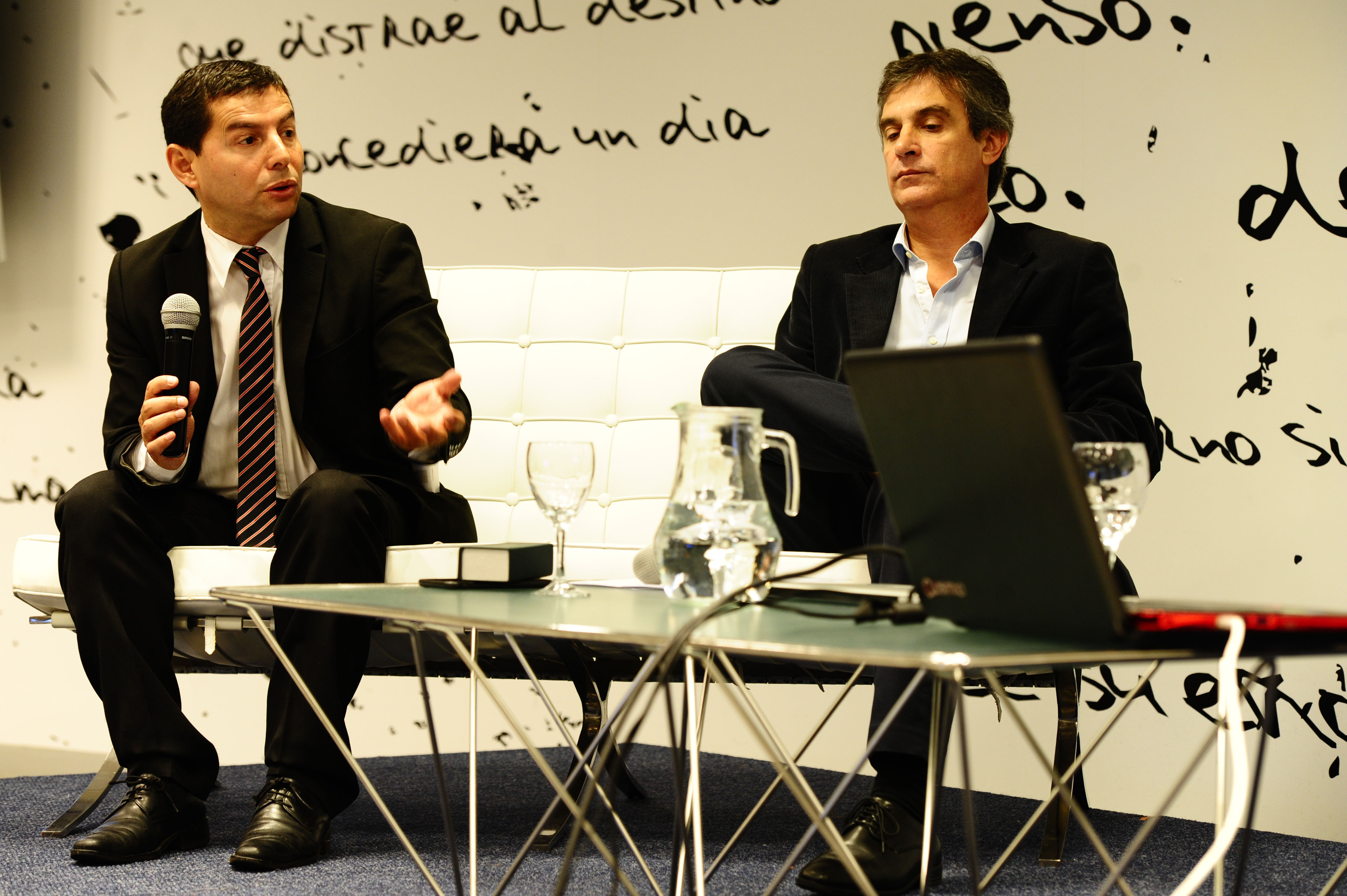 Director de OPP, Álvaro García, y director del Inefop, Eduardo Pereyra